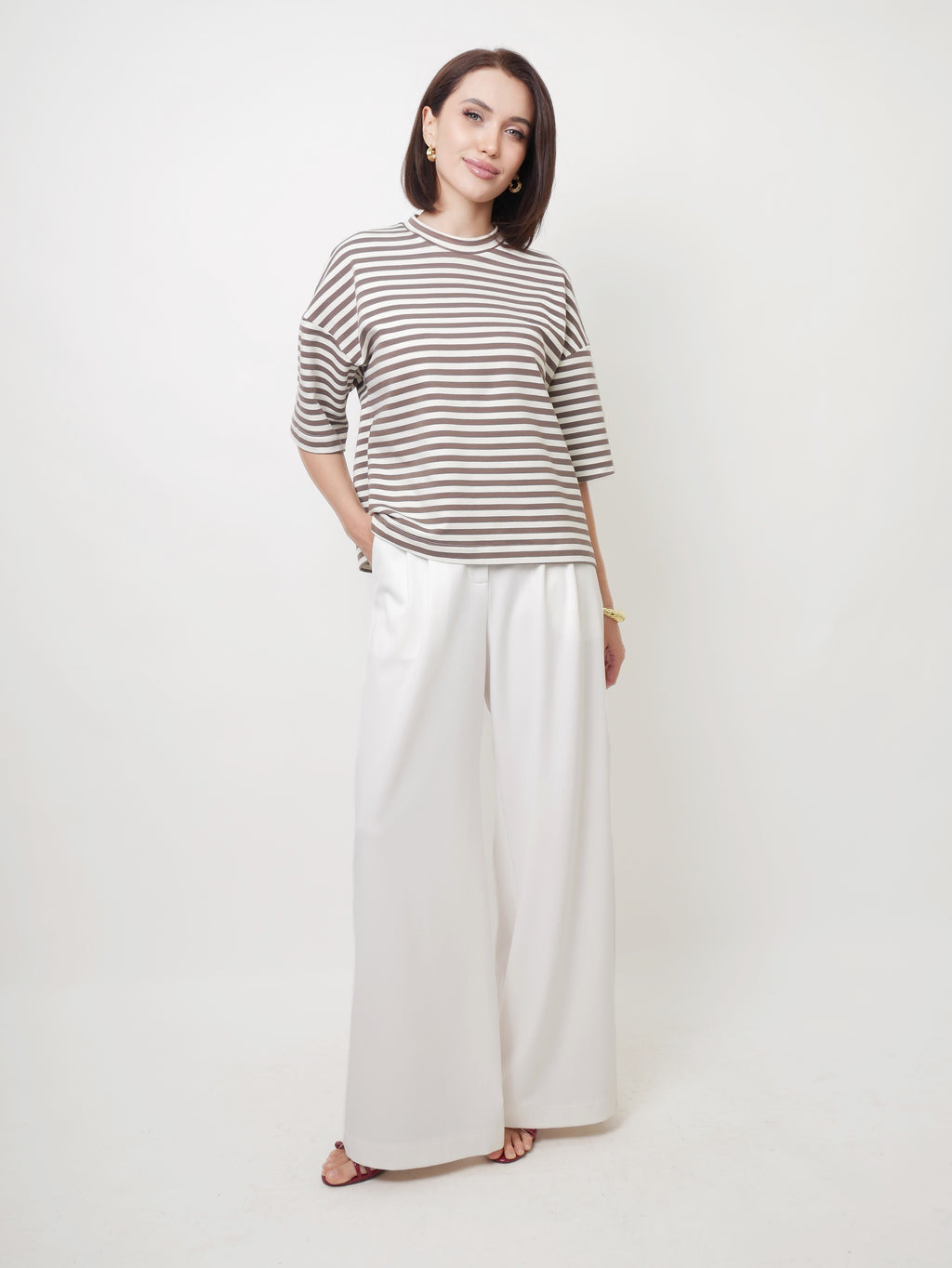 Oversized T-shirt stripe
