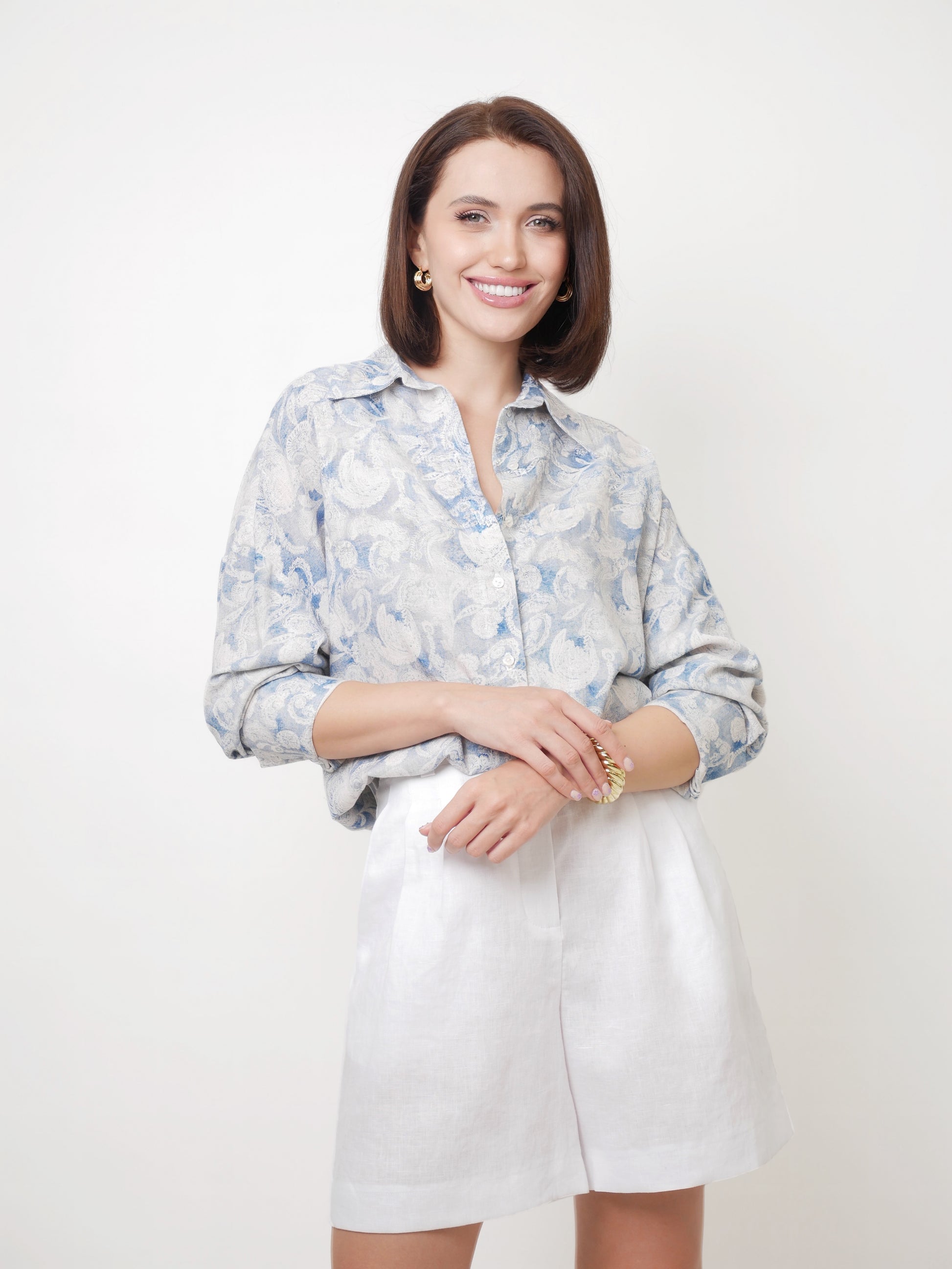 Košile oversized "Paisley"