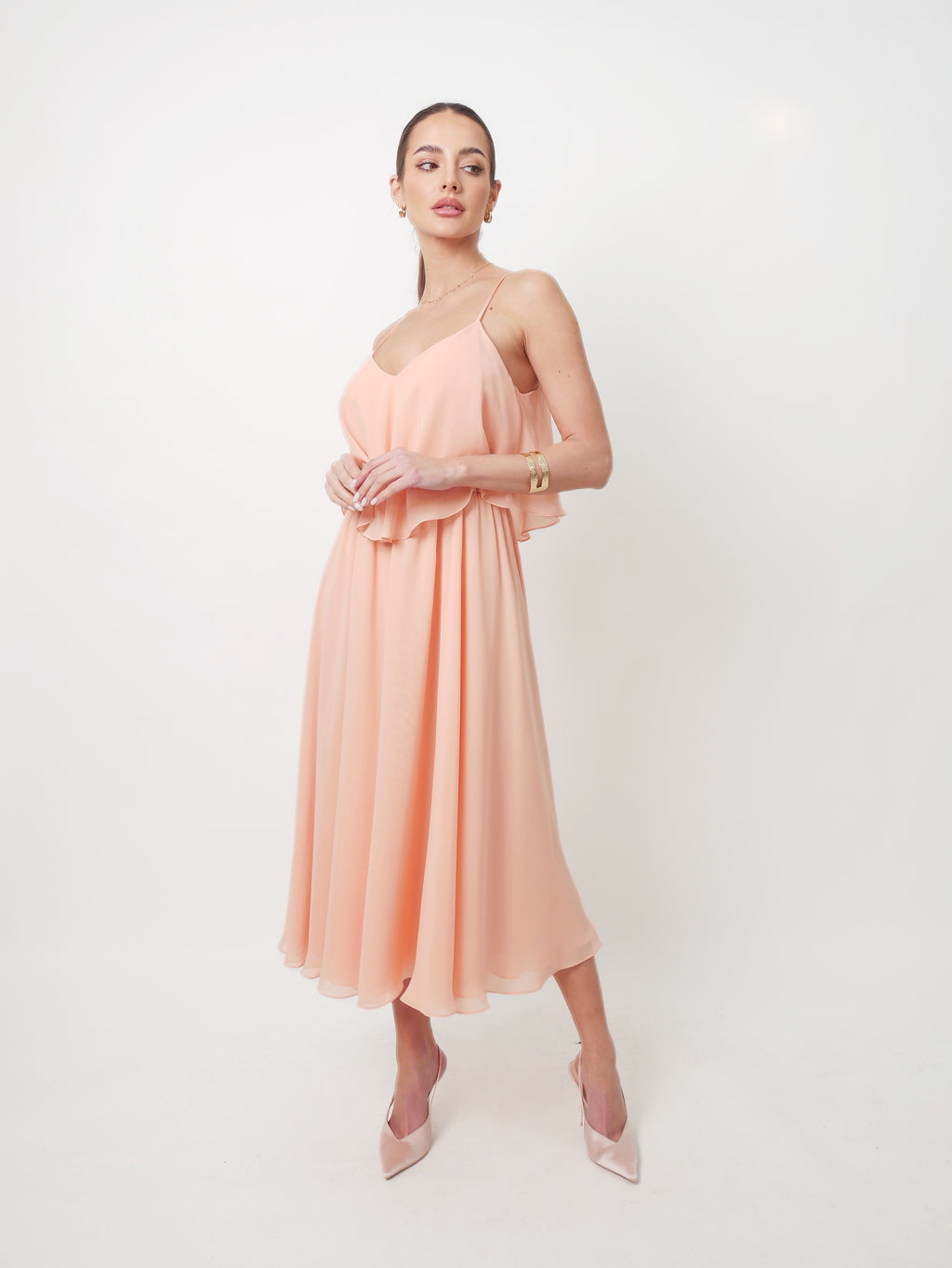 Šaty "Andrea" peach