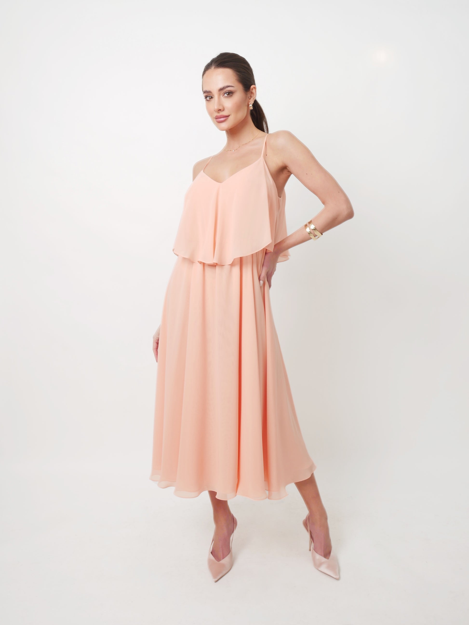 Šaty "Andrea" peach