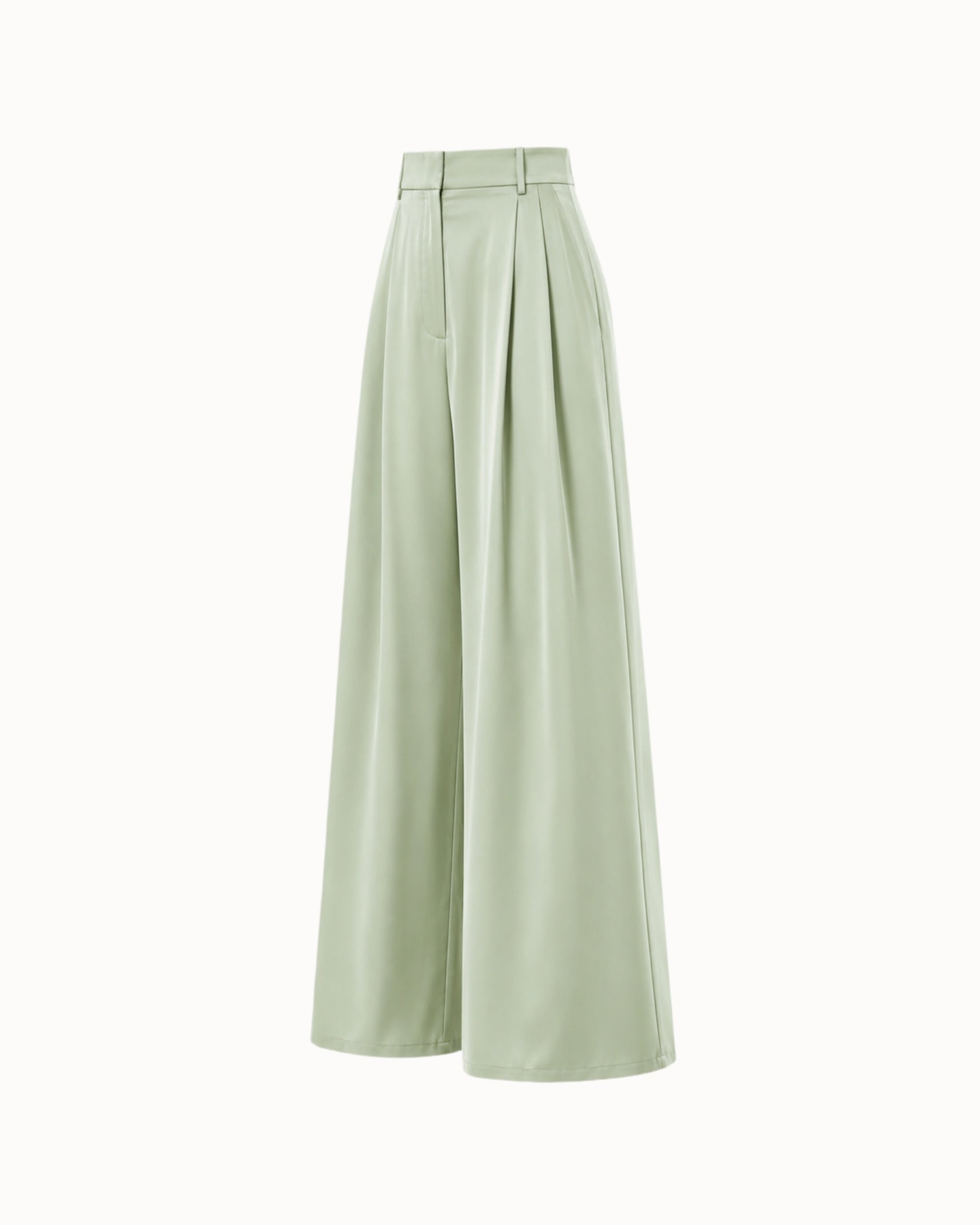 Kalhoty "Wide silk" mint