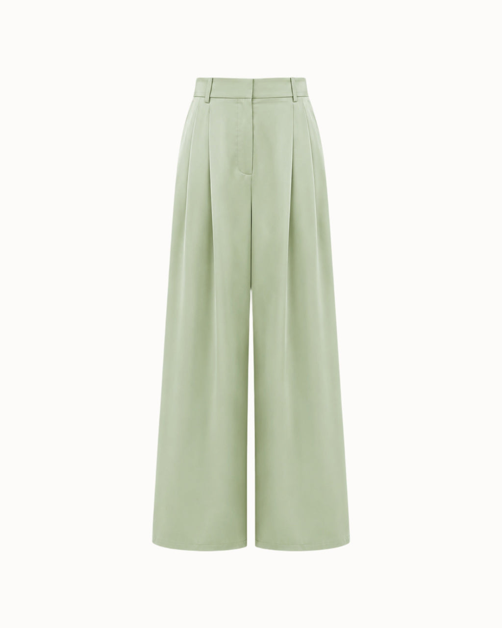 Kalhoty "Wide silk" mint