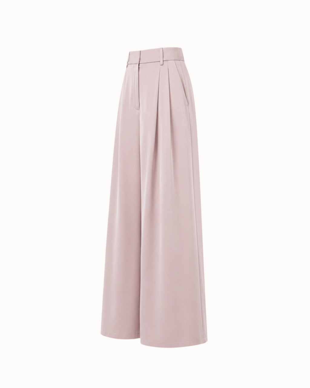 Kalhoty "Wide silk" pink
