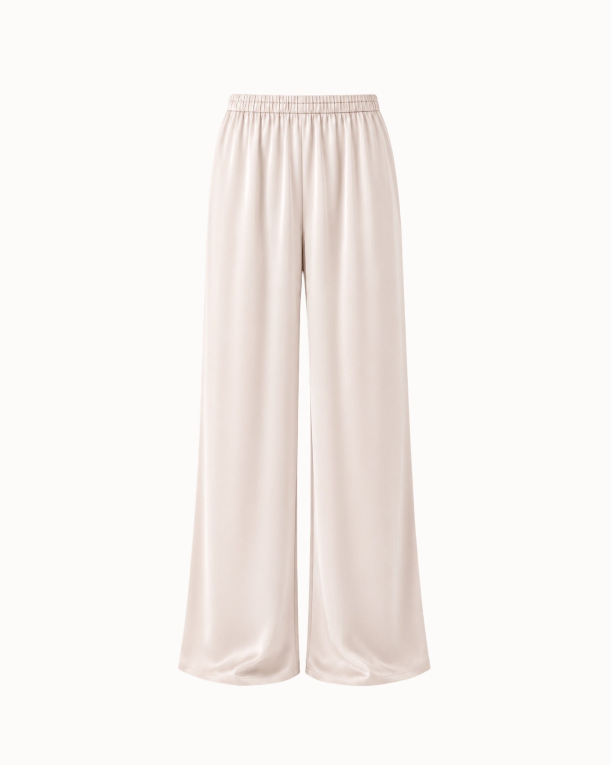 Kalhoty "Silky straight" beige