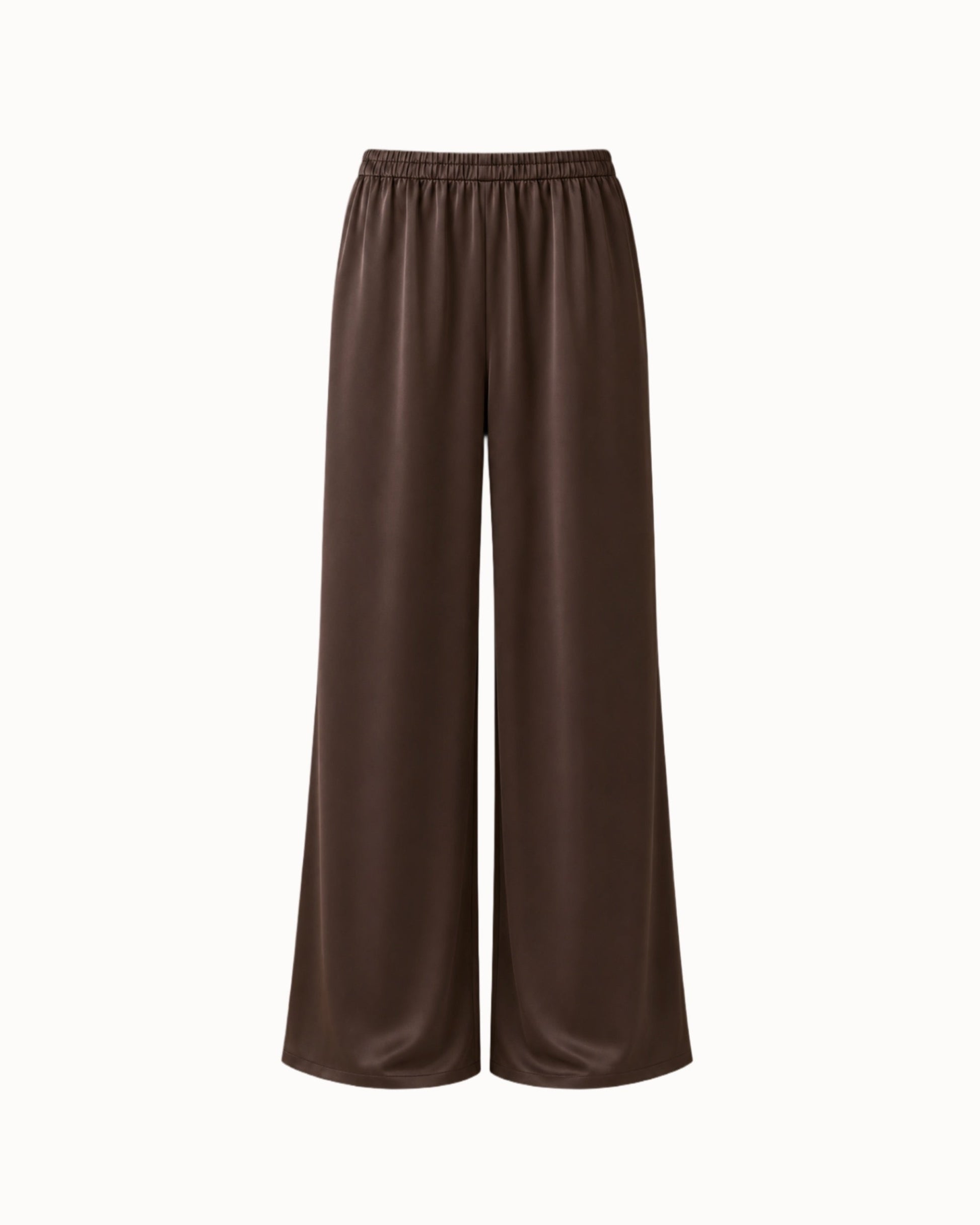 Kalhoty "Silky straight" dark chocolate