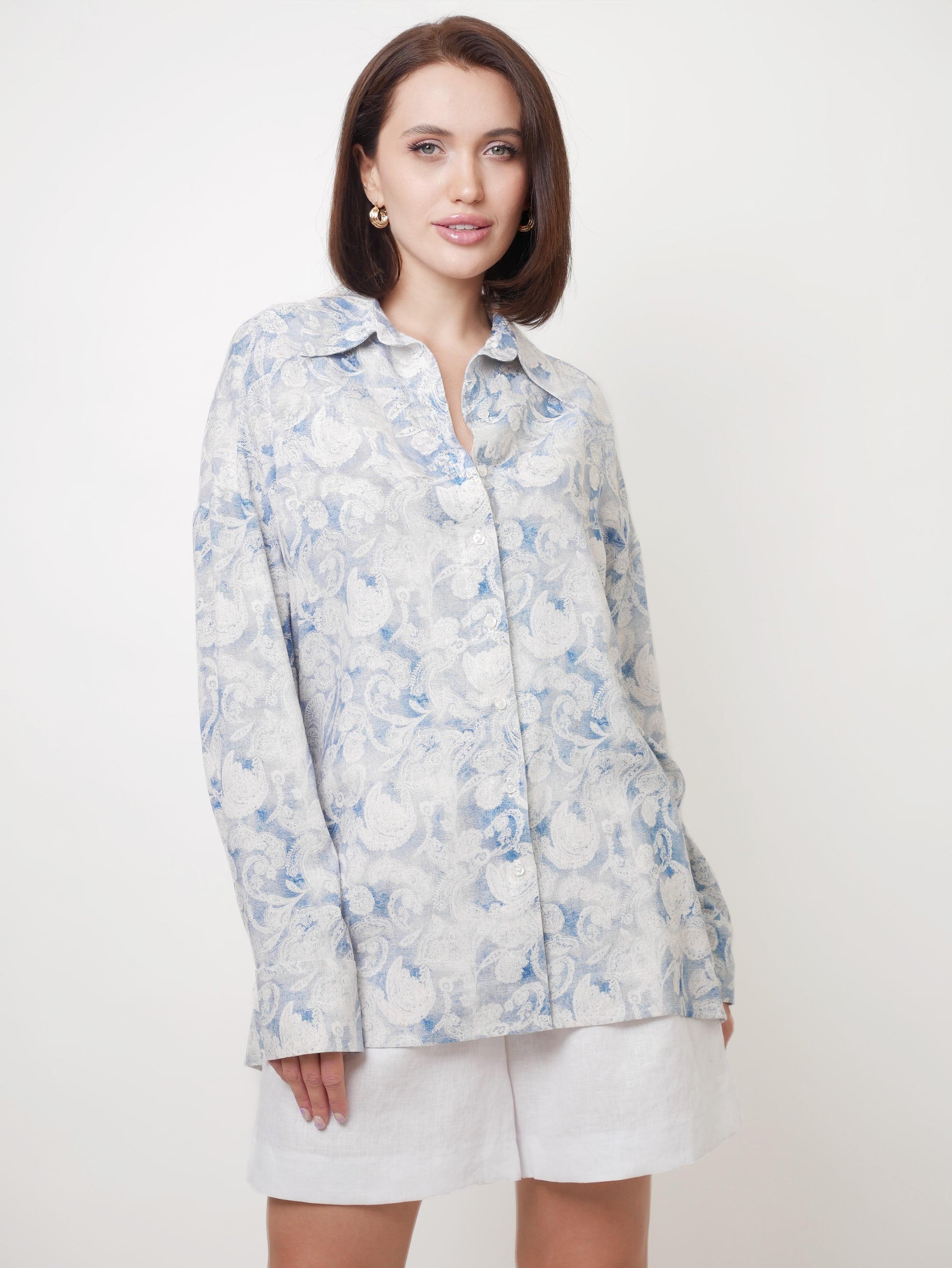 Košile oversized "Paisley"