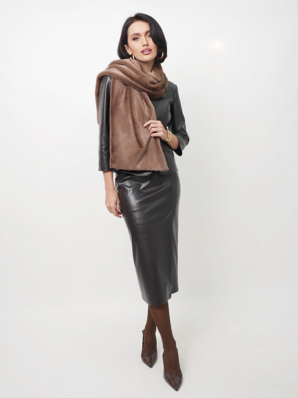 Sako "Eco leather" dark chocolate