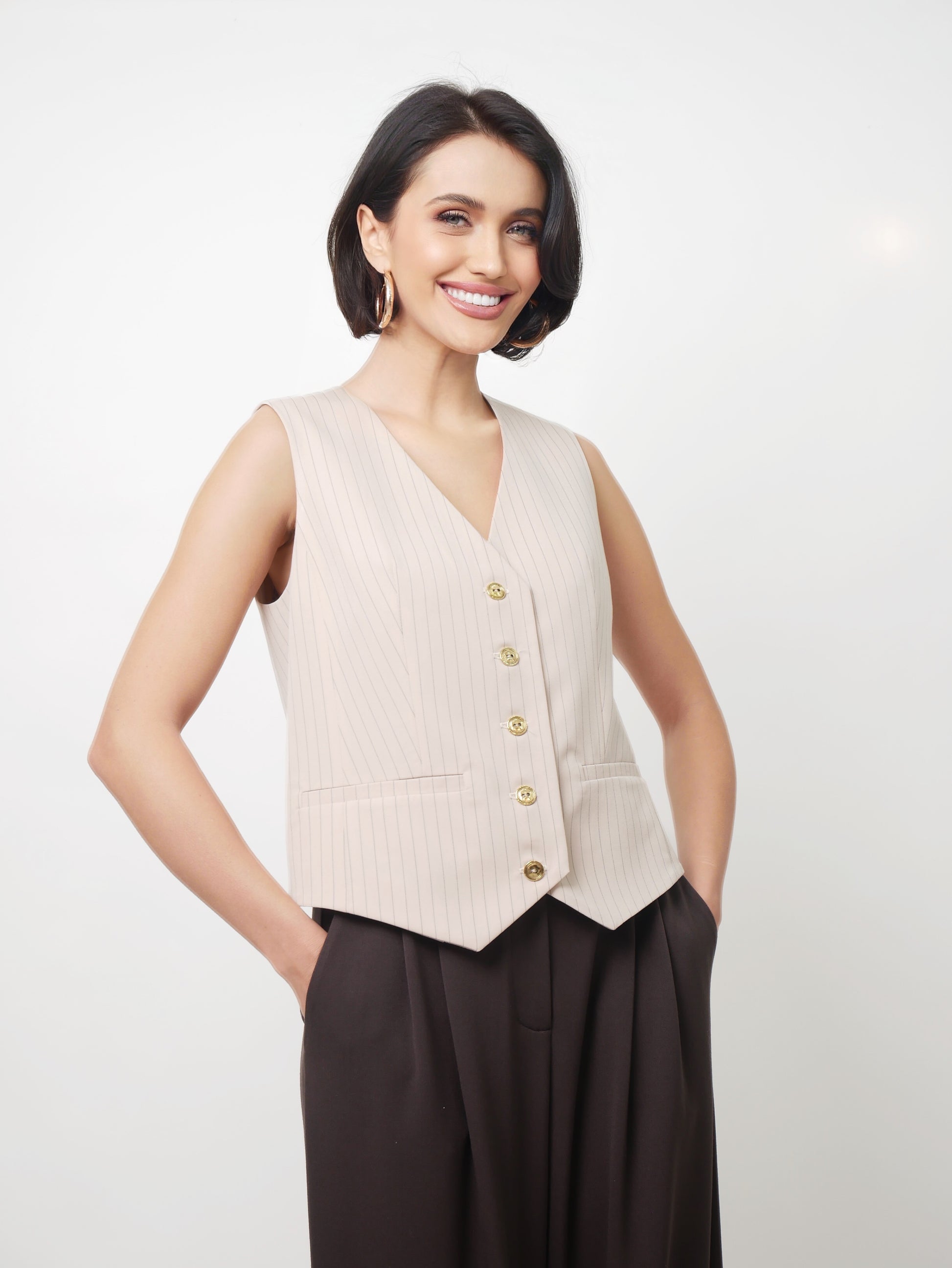 Vesta "Stripe" beige