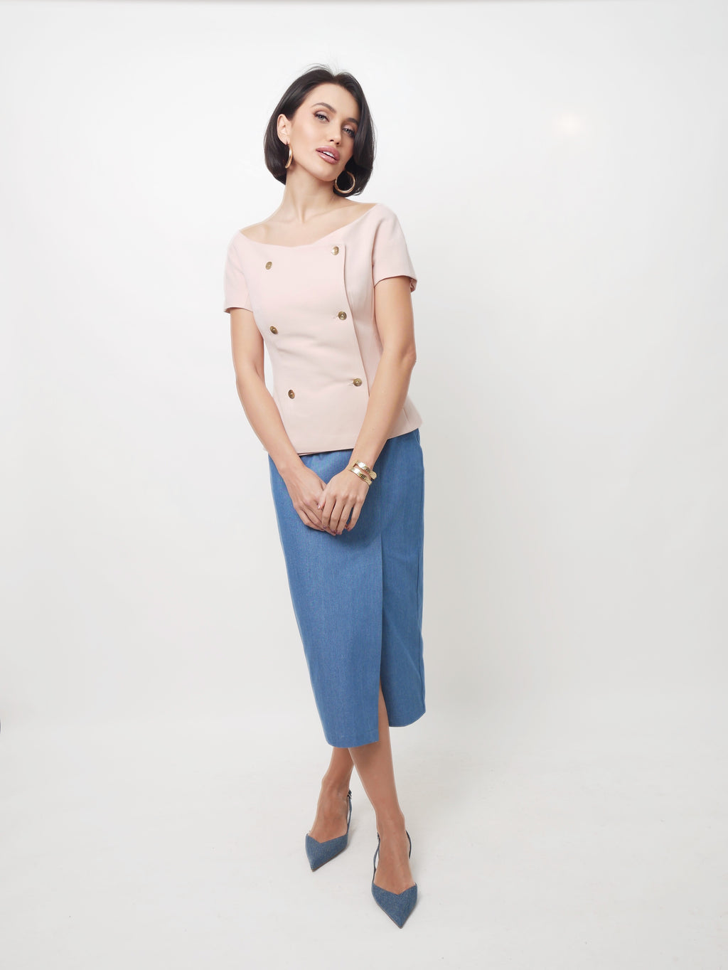 Top "Jaklin" pastel pink