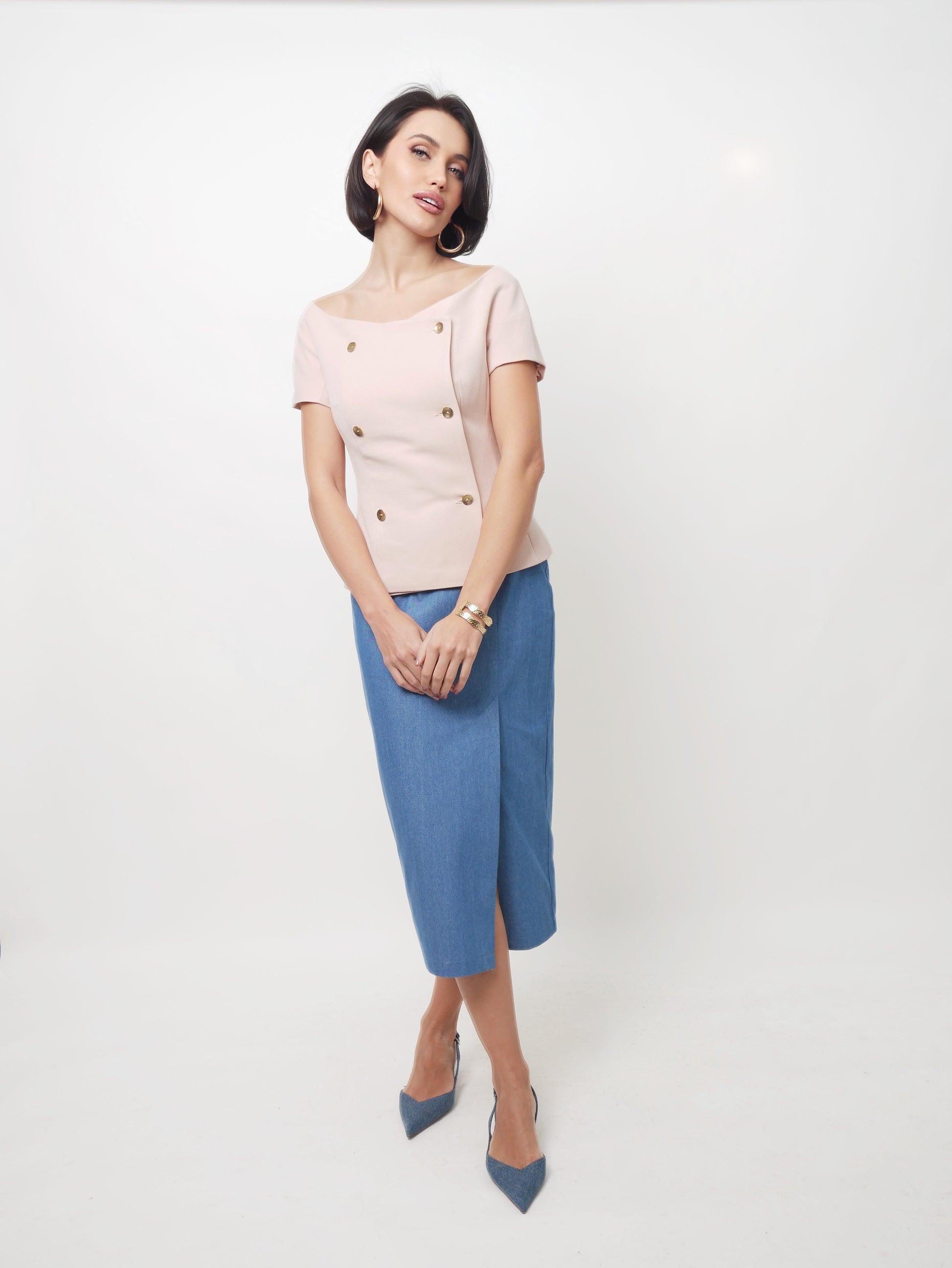 Top "Jaklin" pastel pink