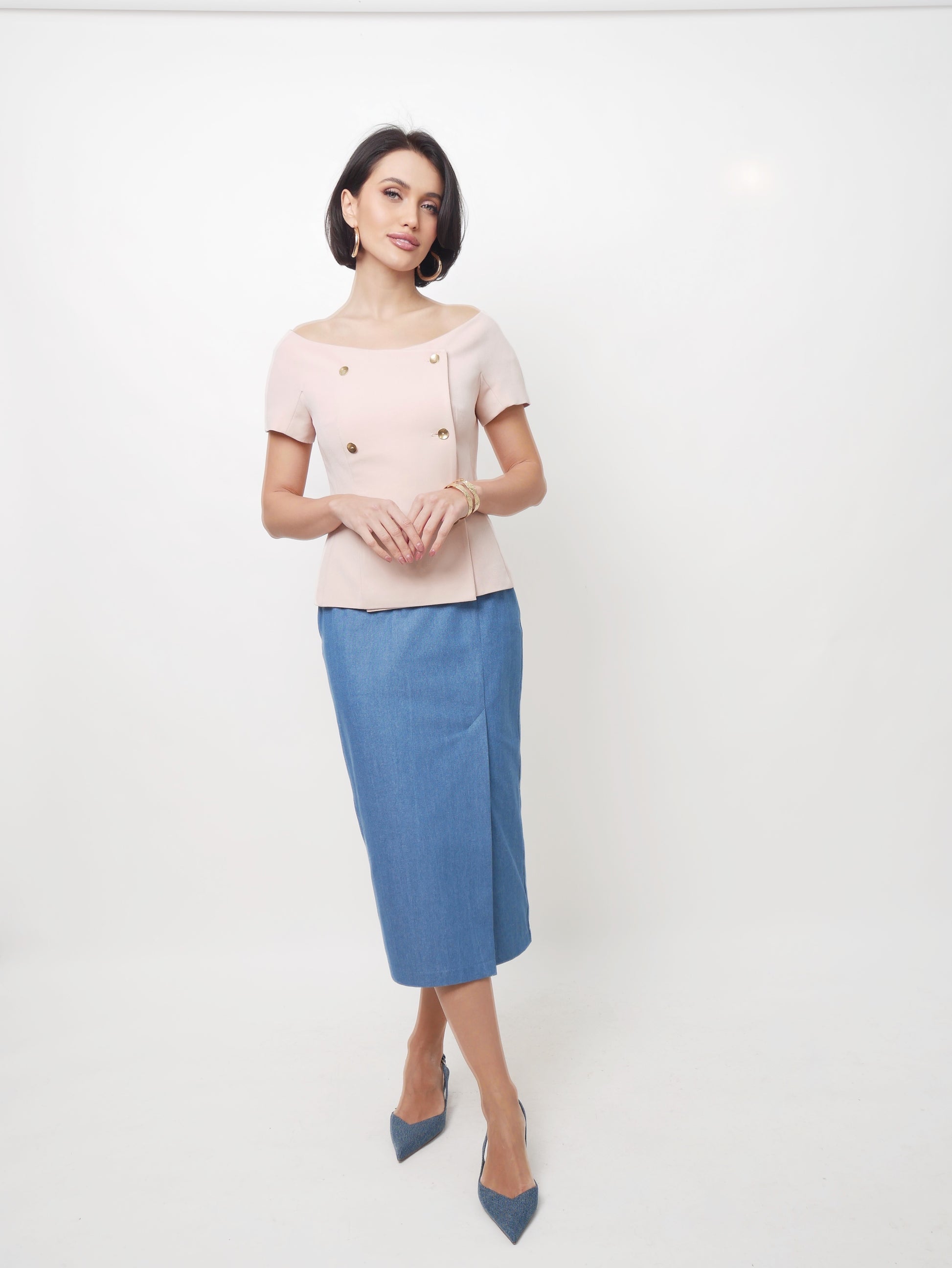 Top "Jaklin" pastel pink