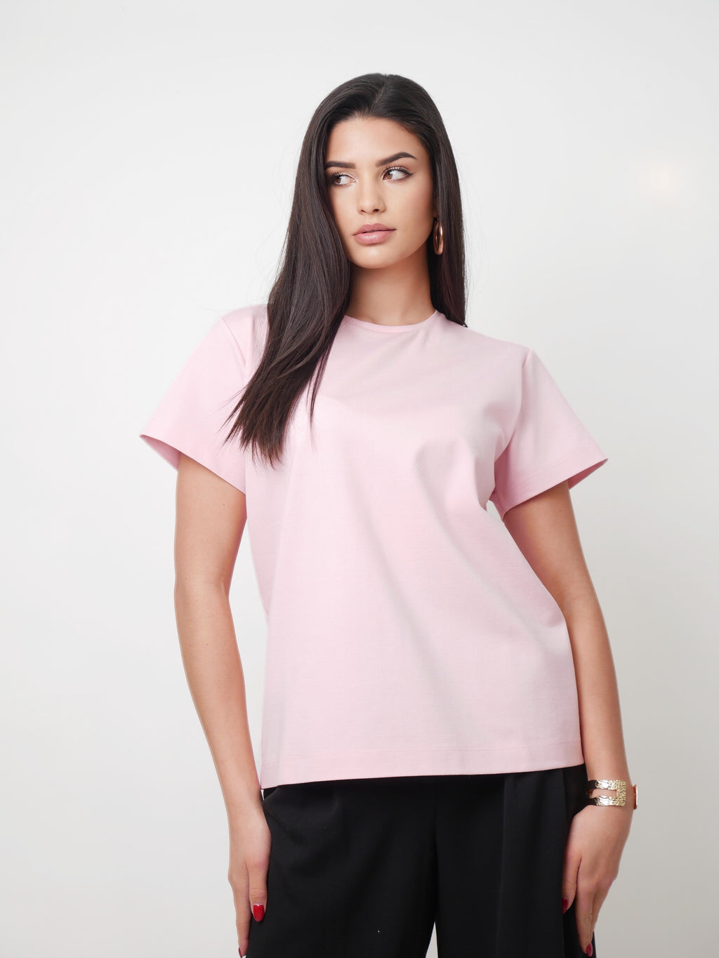 Tričko "Basic" baby pink