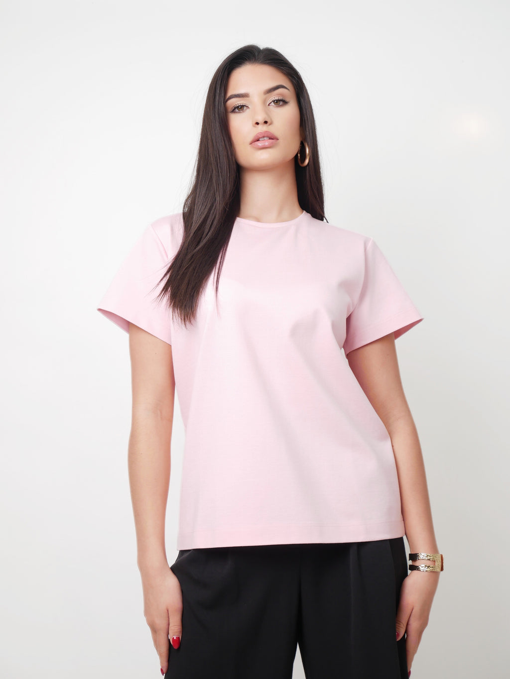 Tričko "Basic" baby pink
