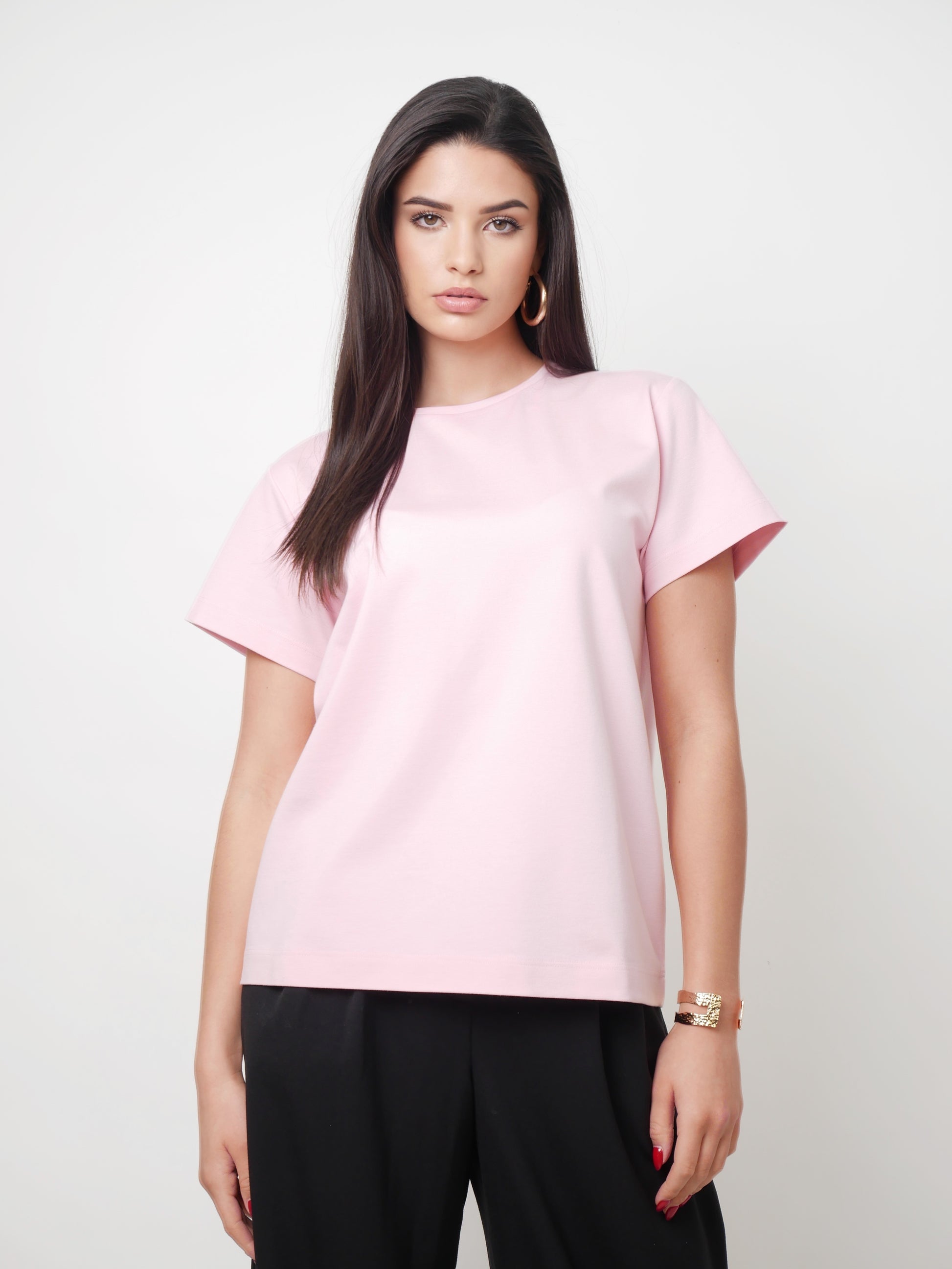 Tričko "Basic" baby pink