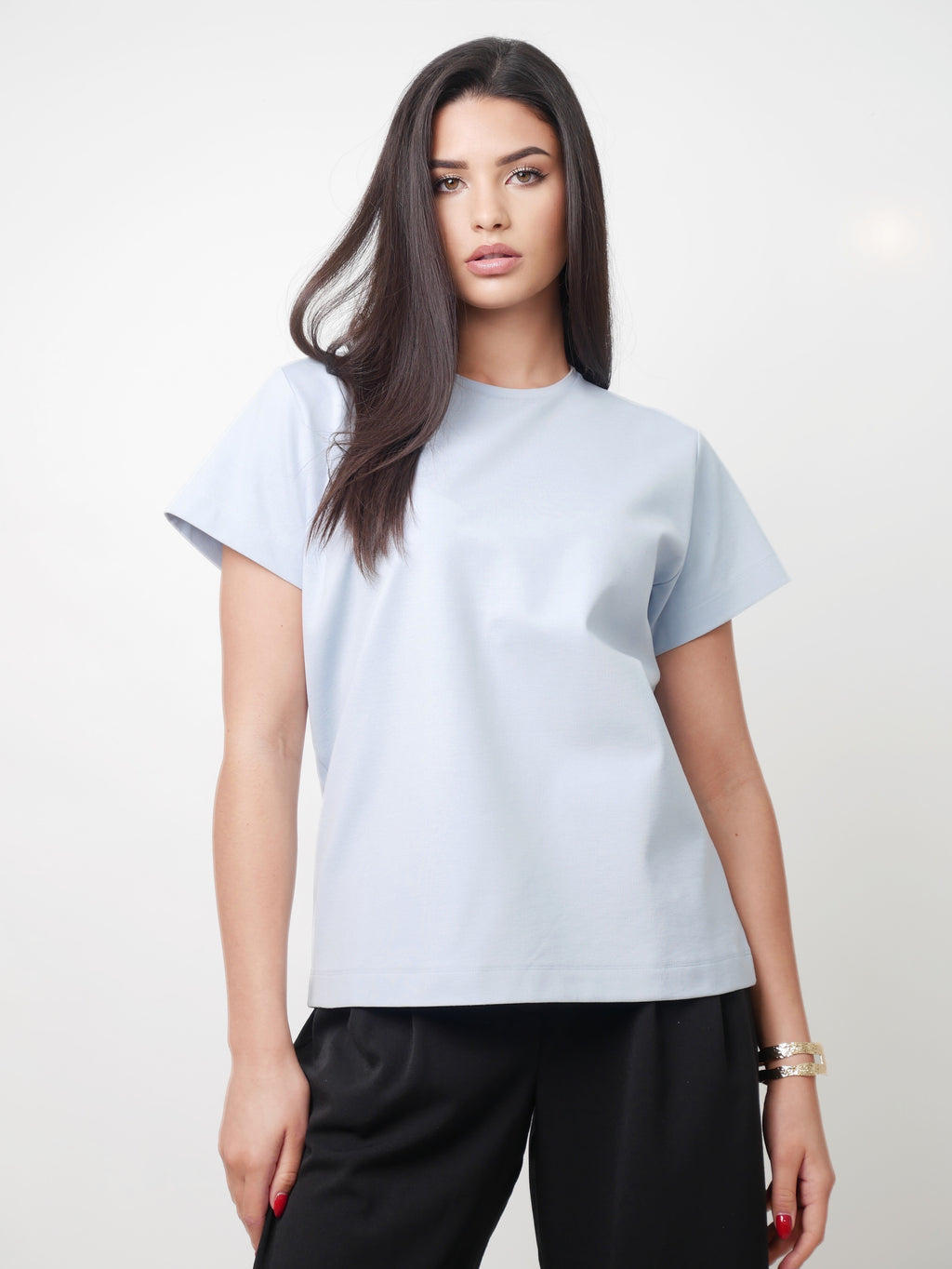 Tričko "Light Basic" baby blue