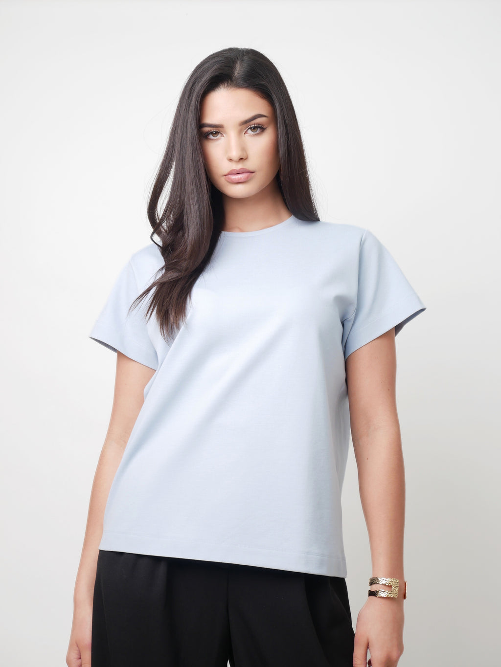 Tričko "Light Basic" baby blue