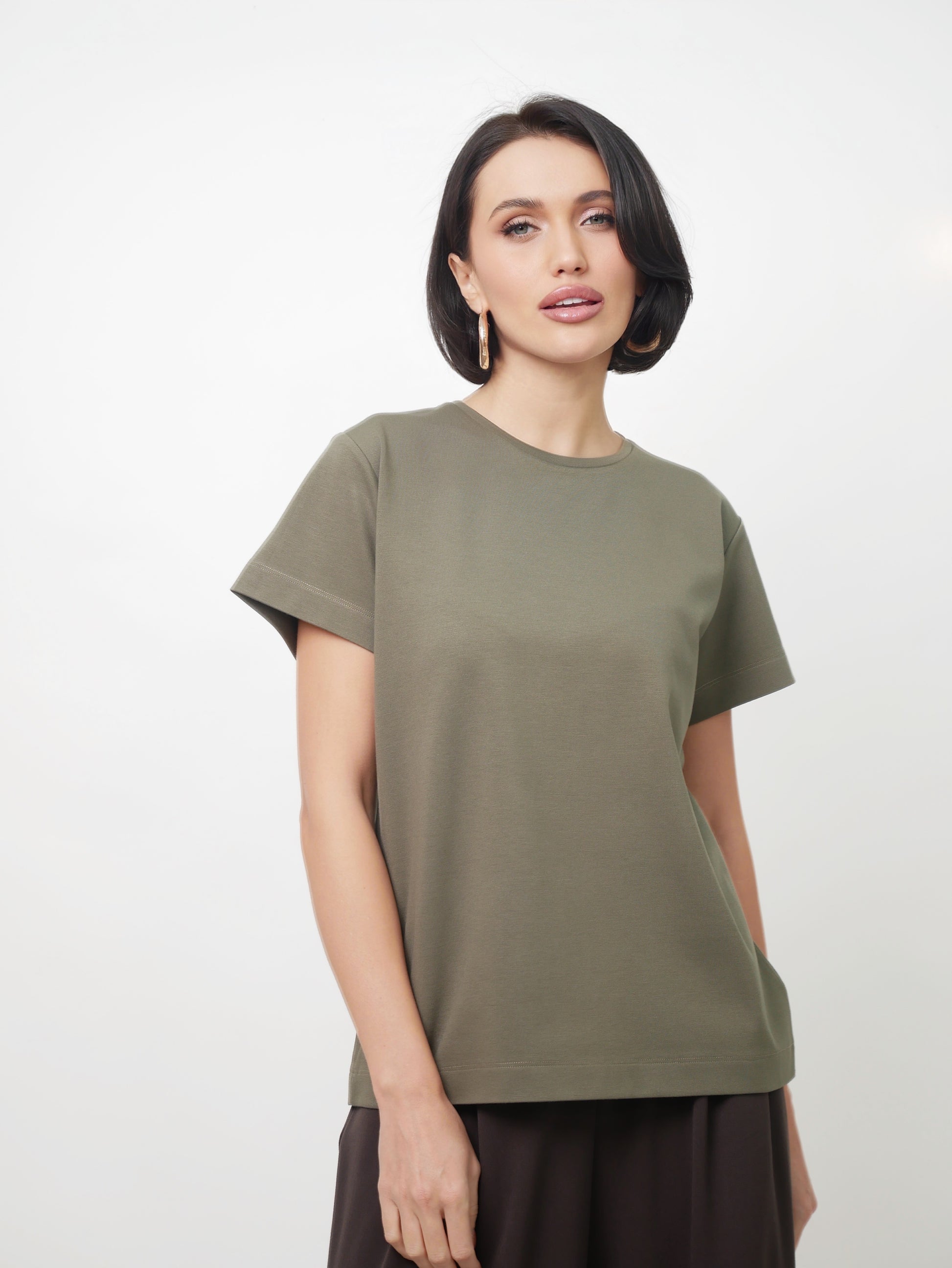Tričko "Basic" khaki