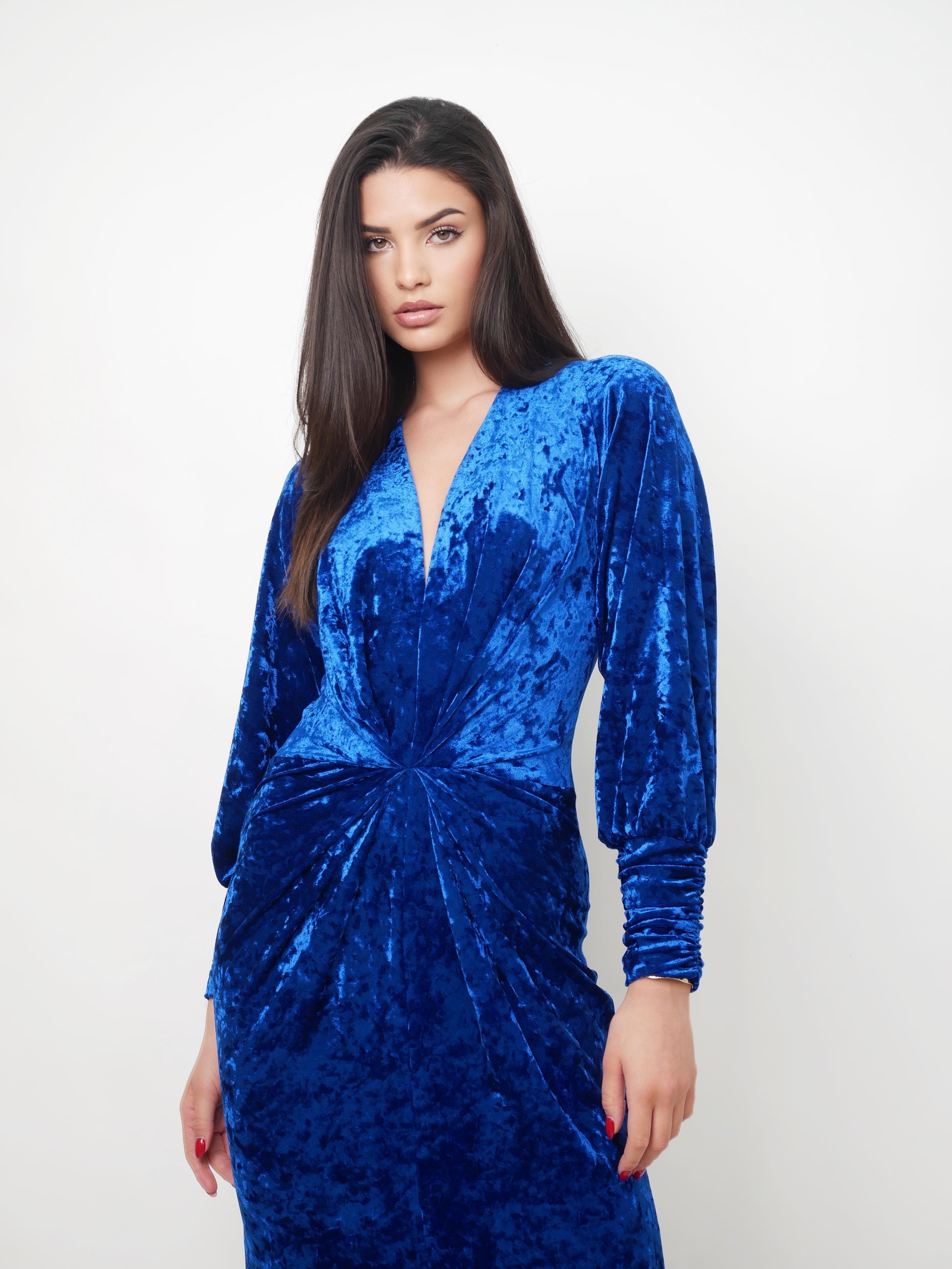 Šaty "Retro" royal blue