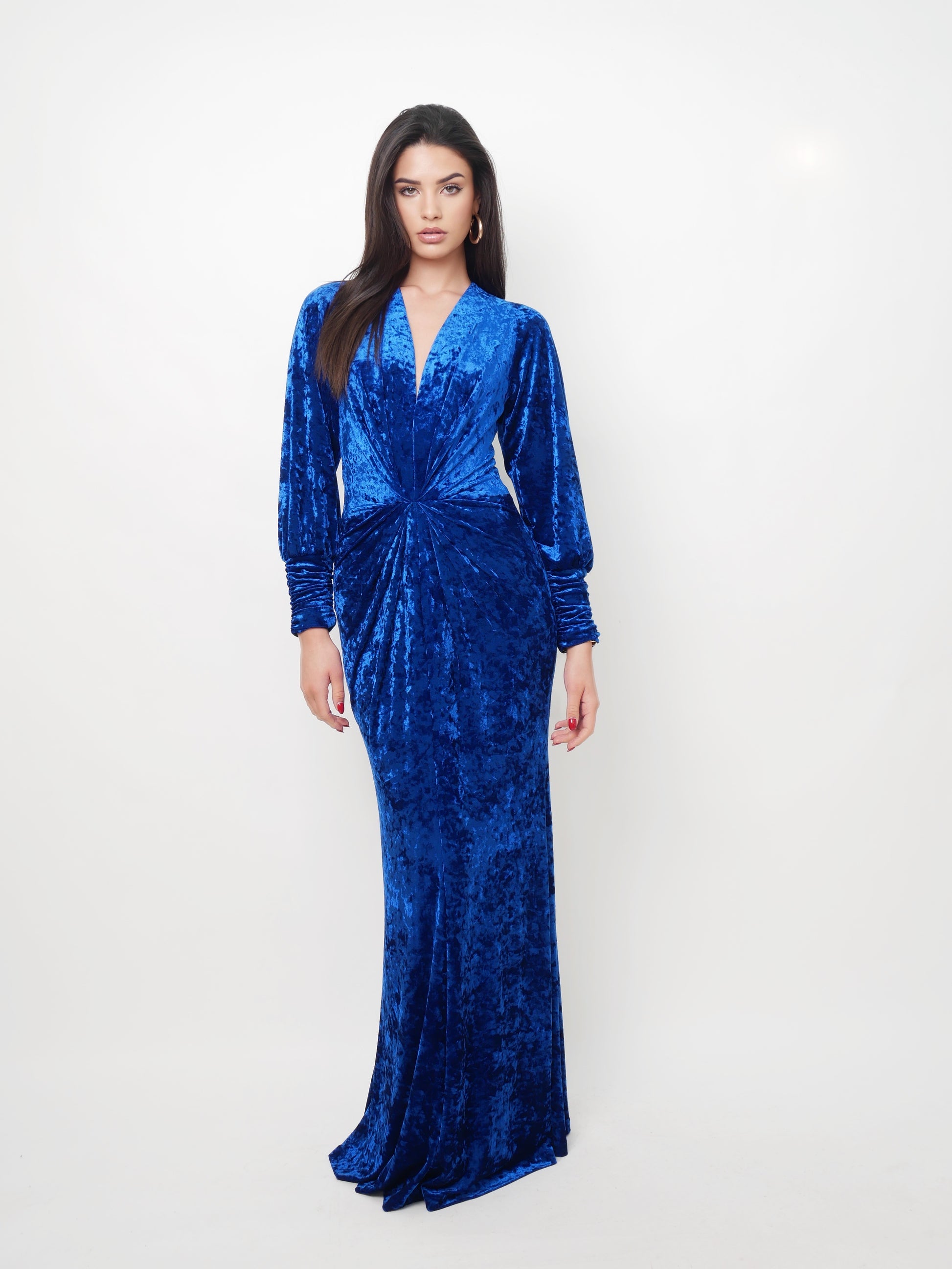 Šaty "Retro" royal blue
