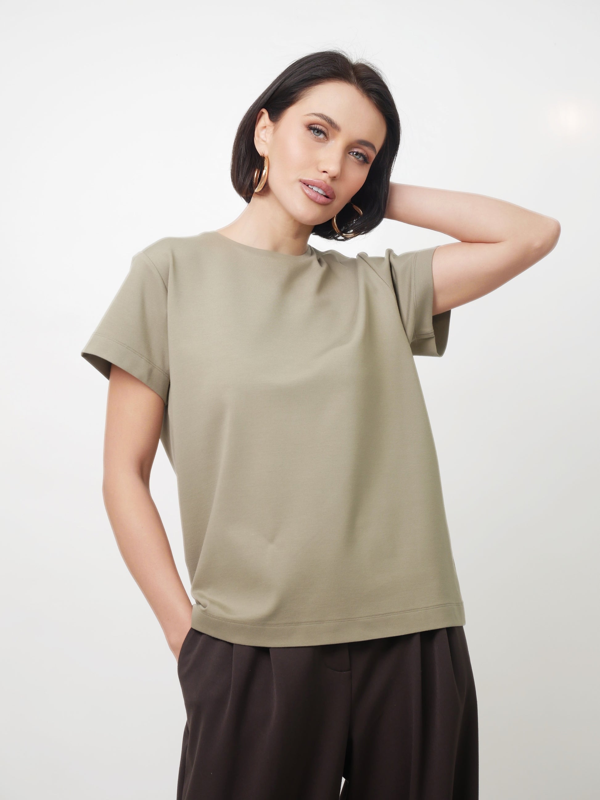 Tričko "Light Basic" khaki
