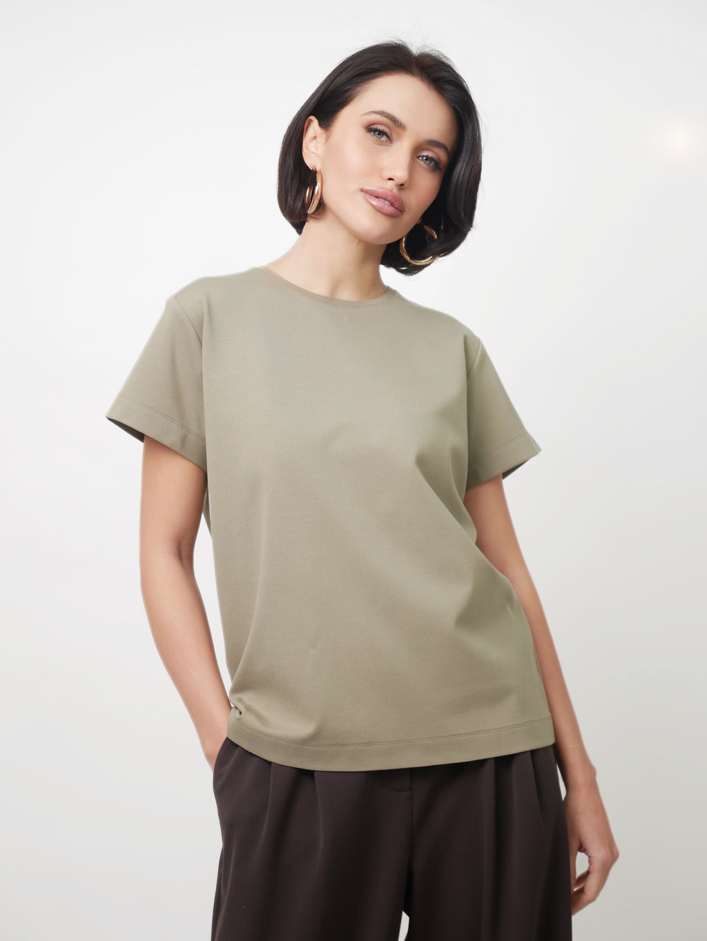 Tričko "Light Basic" khaki