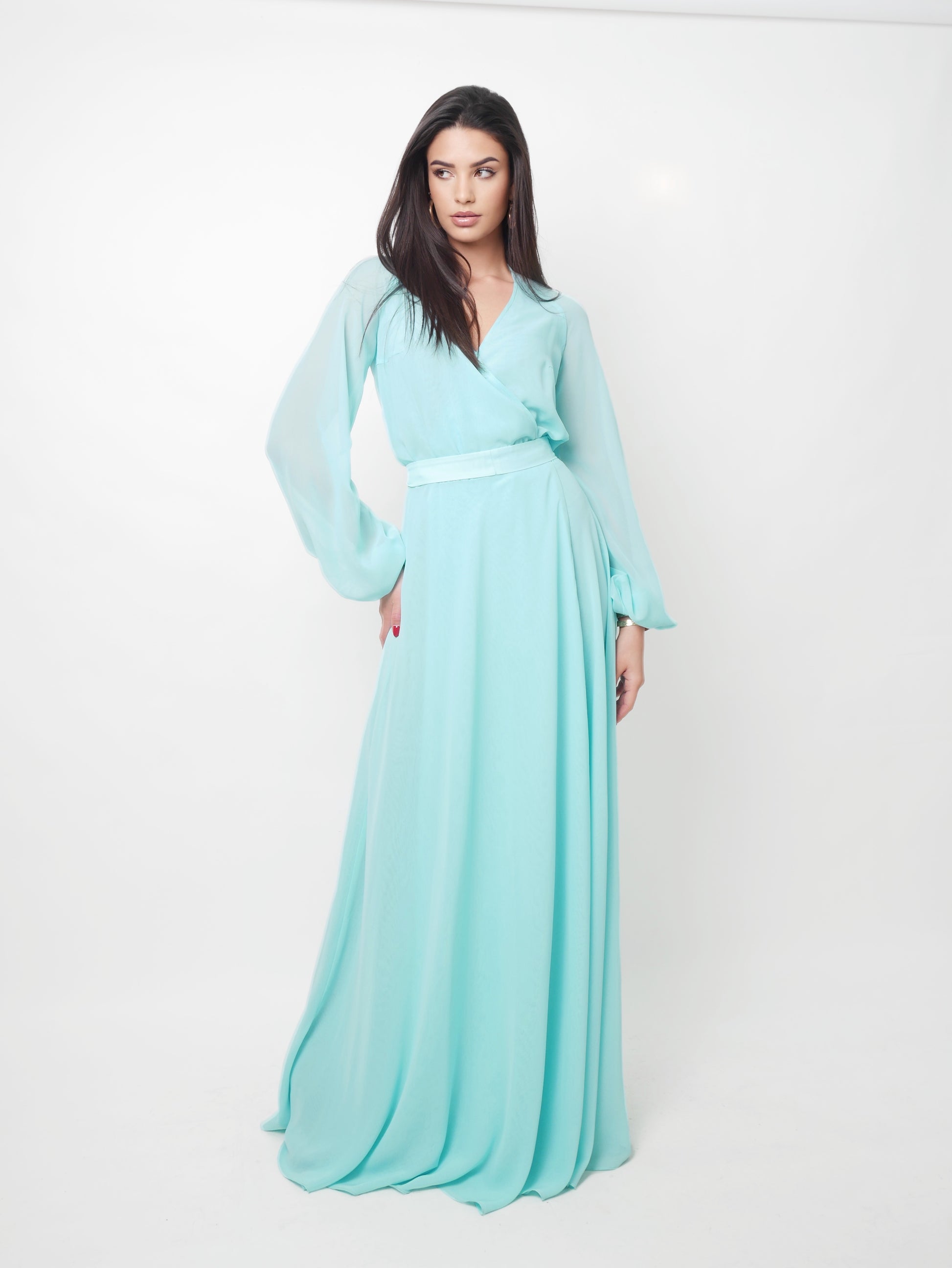 Šaty "Karolina" blue