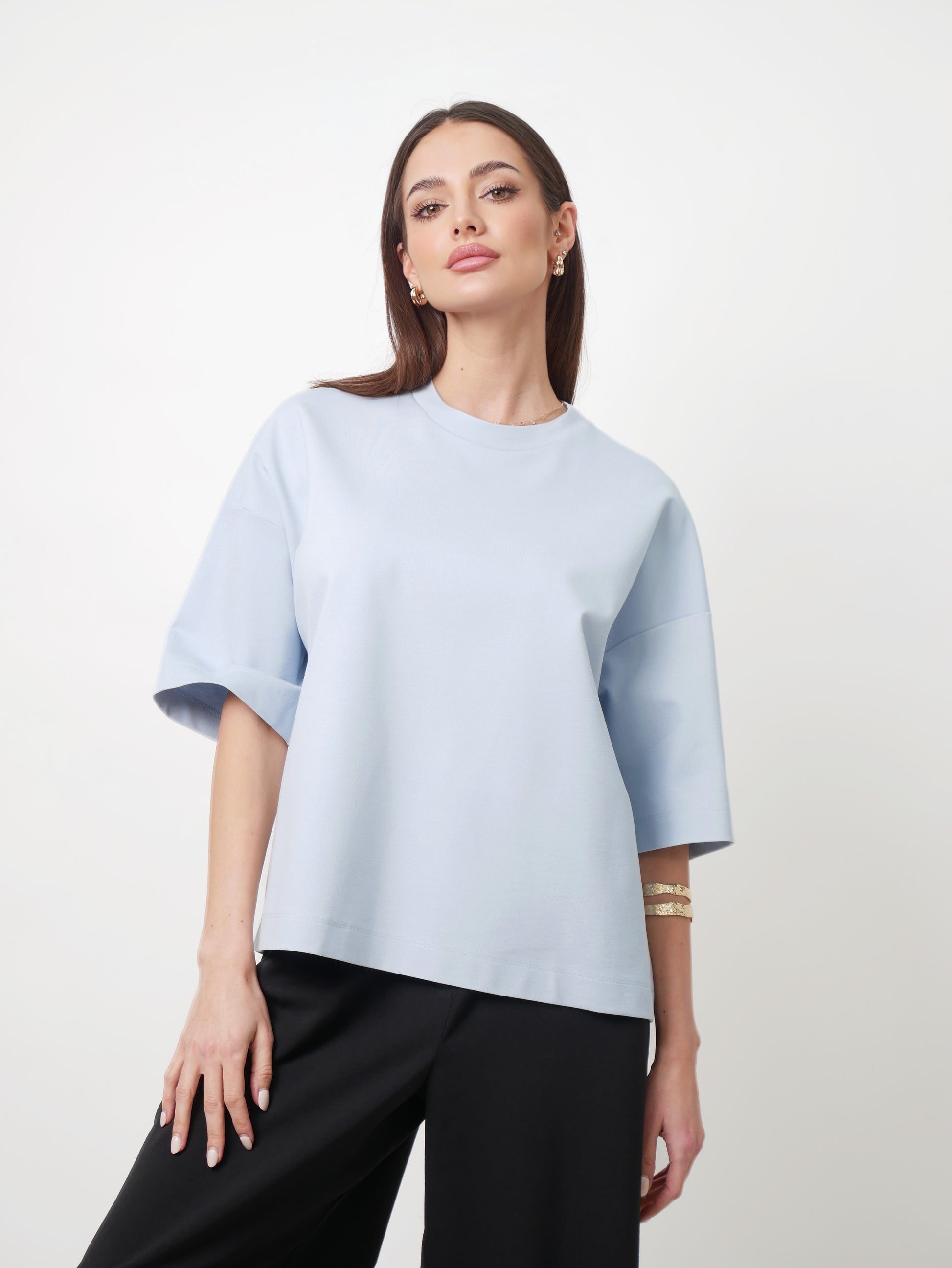 Oversized T-shirt baby blue