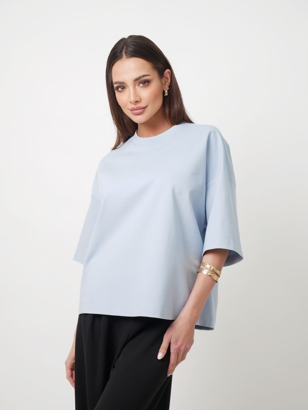 Oversized T-shirt baby blue
