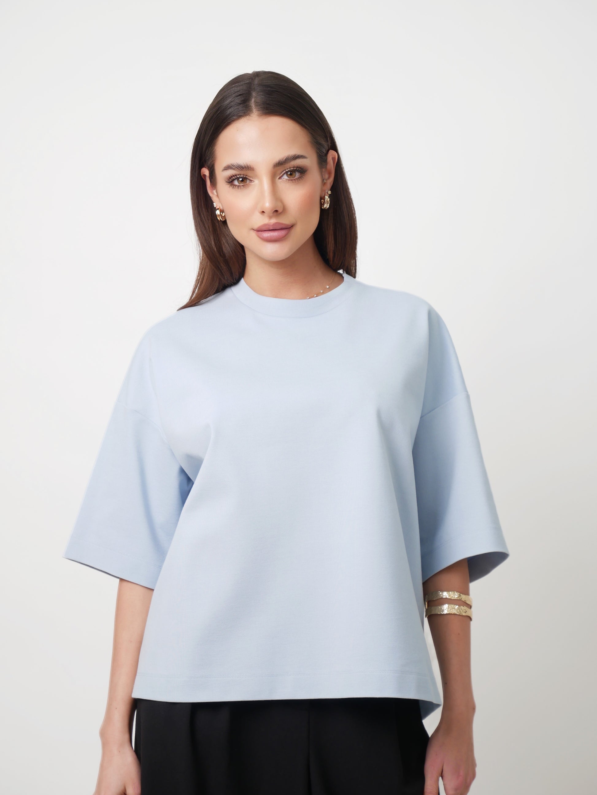 Oversized T-shirt baby blue