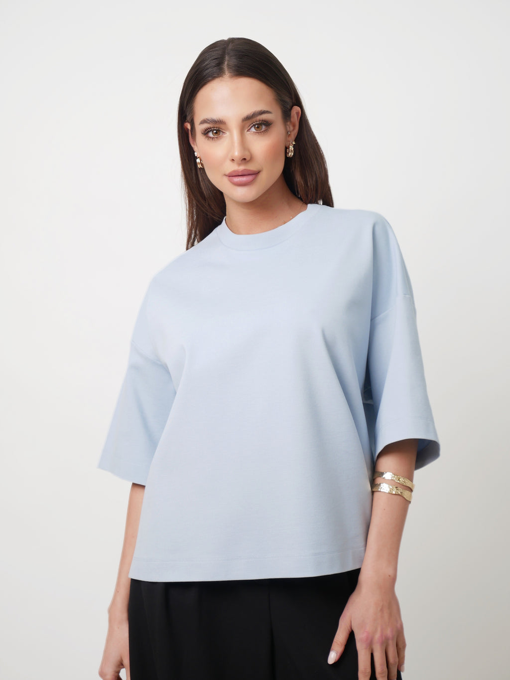Oversized T-shirt baby blue