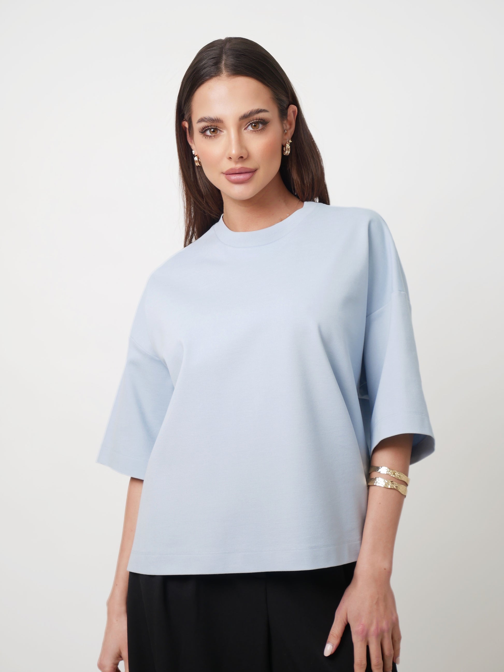 Oversized T-shirt baby blue