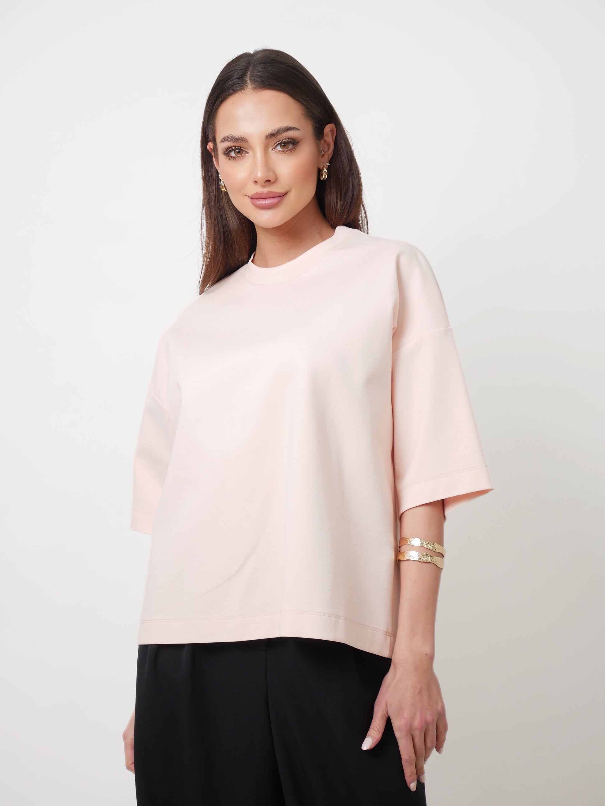 Oversized T-shirt peach