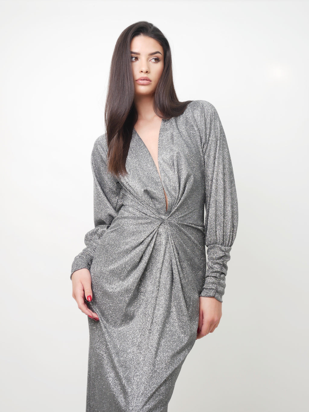 Šaty "Retro" lurex