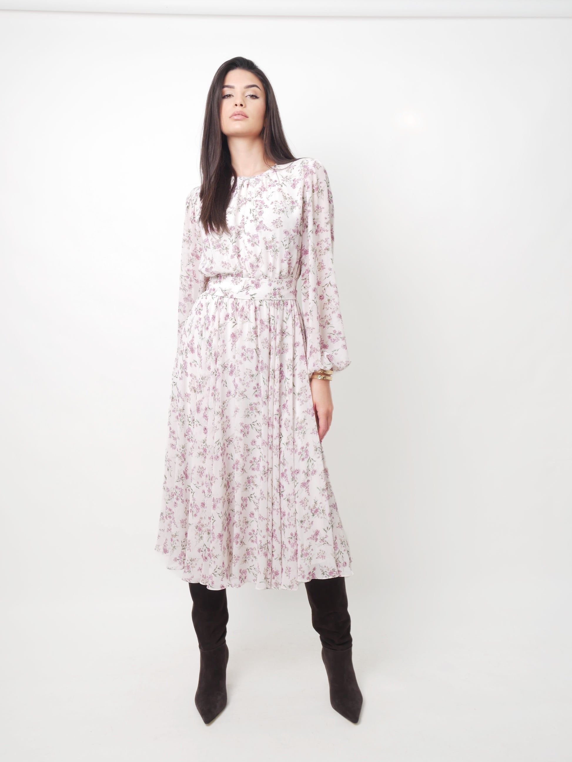 Šaty "Pink flowers"