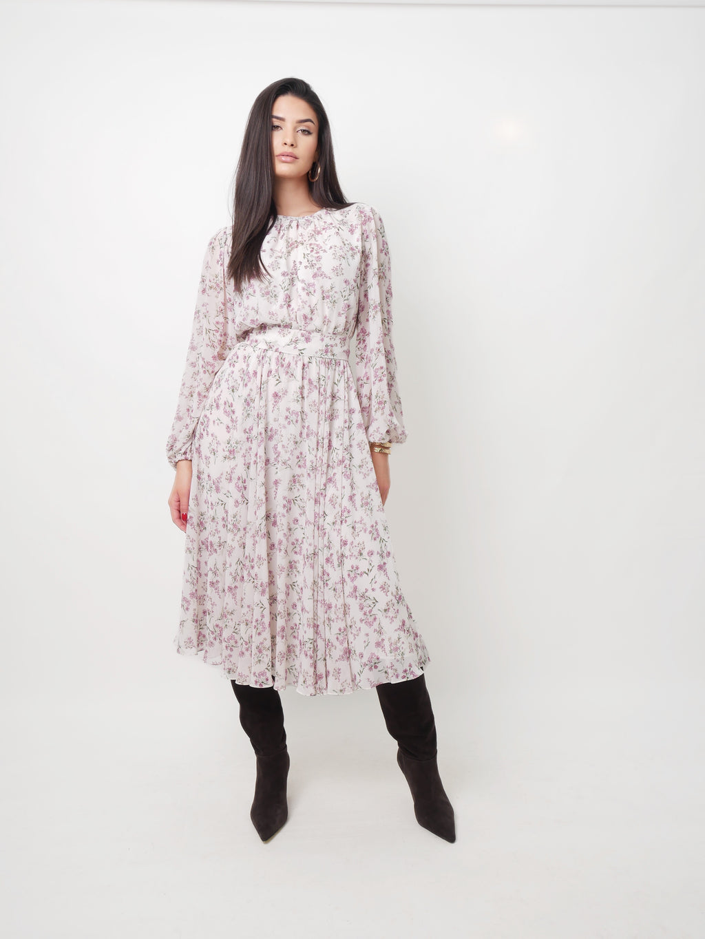 Šaty "Pink flowers"