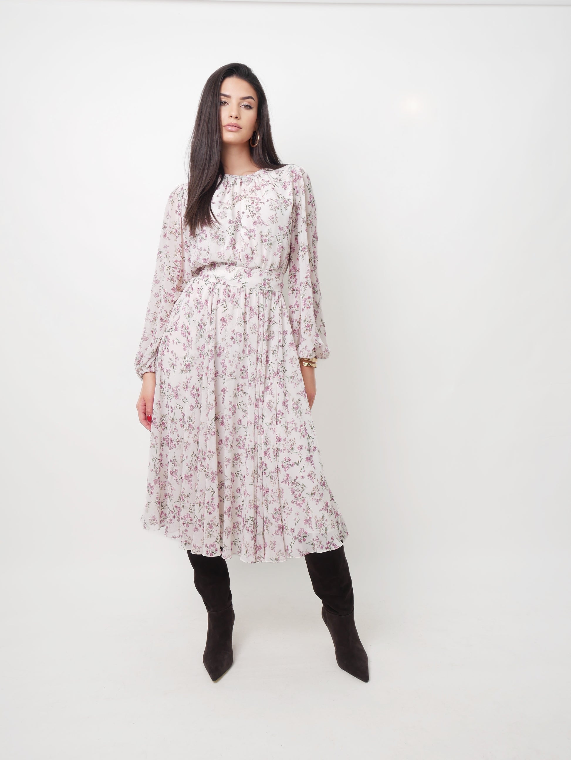 Šaty "Pink flowers"