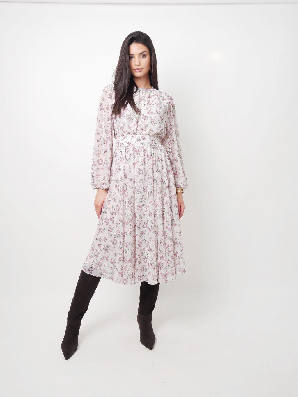 Šaty "Pink flowers"