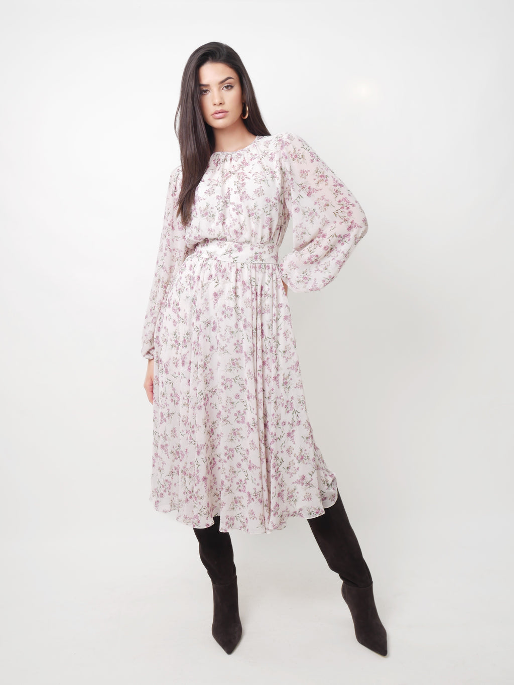 Šaty "Pink flowers"