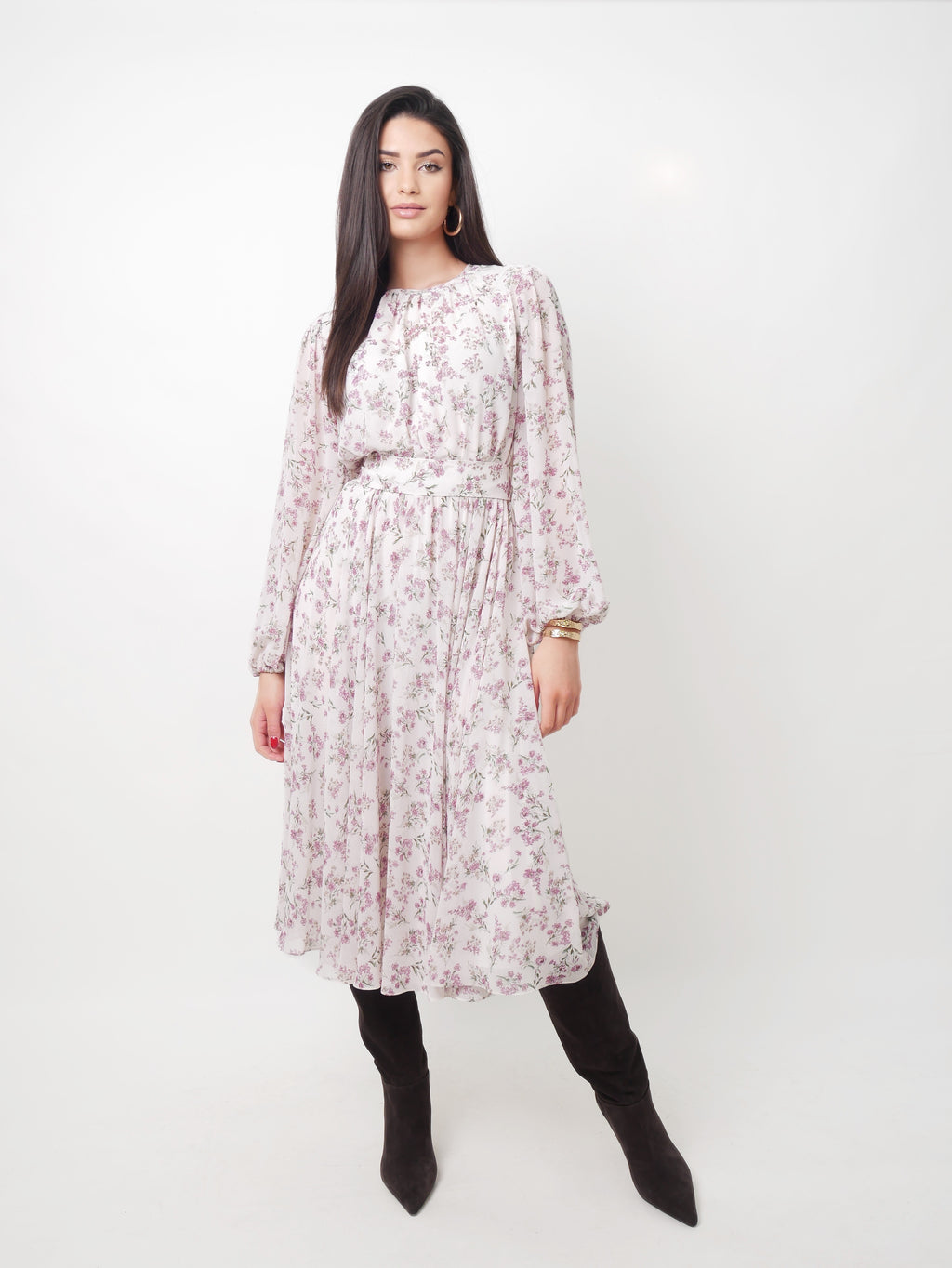 Šaty "Pink flowers"