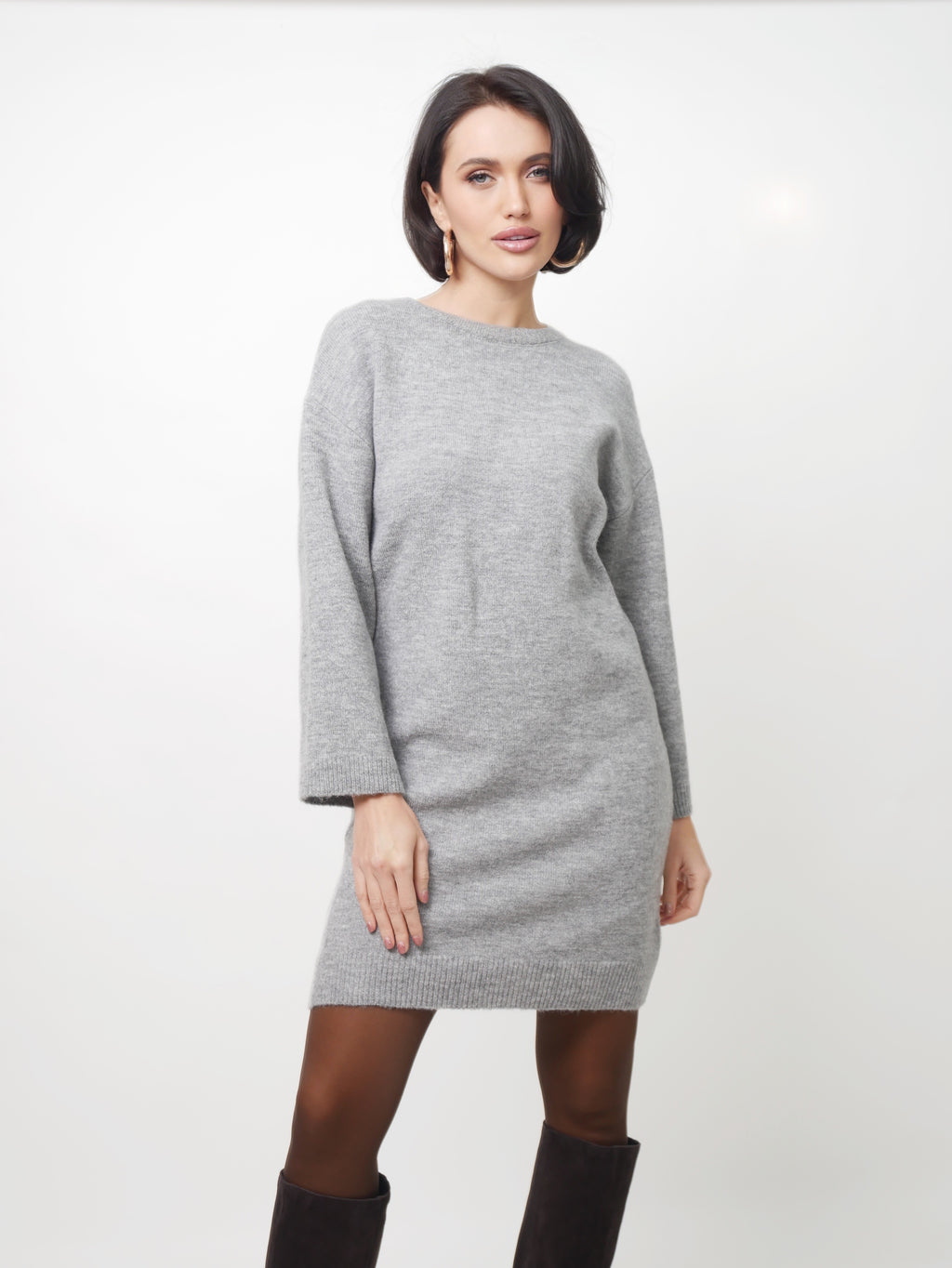 Šaty "Svetr" grey