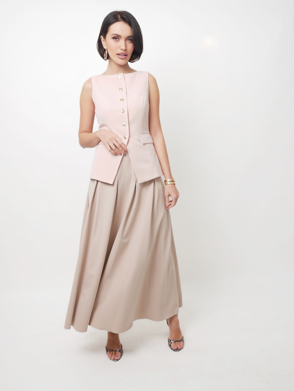 Sukně "Blaire" pale beige