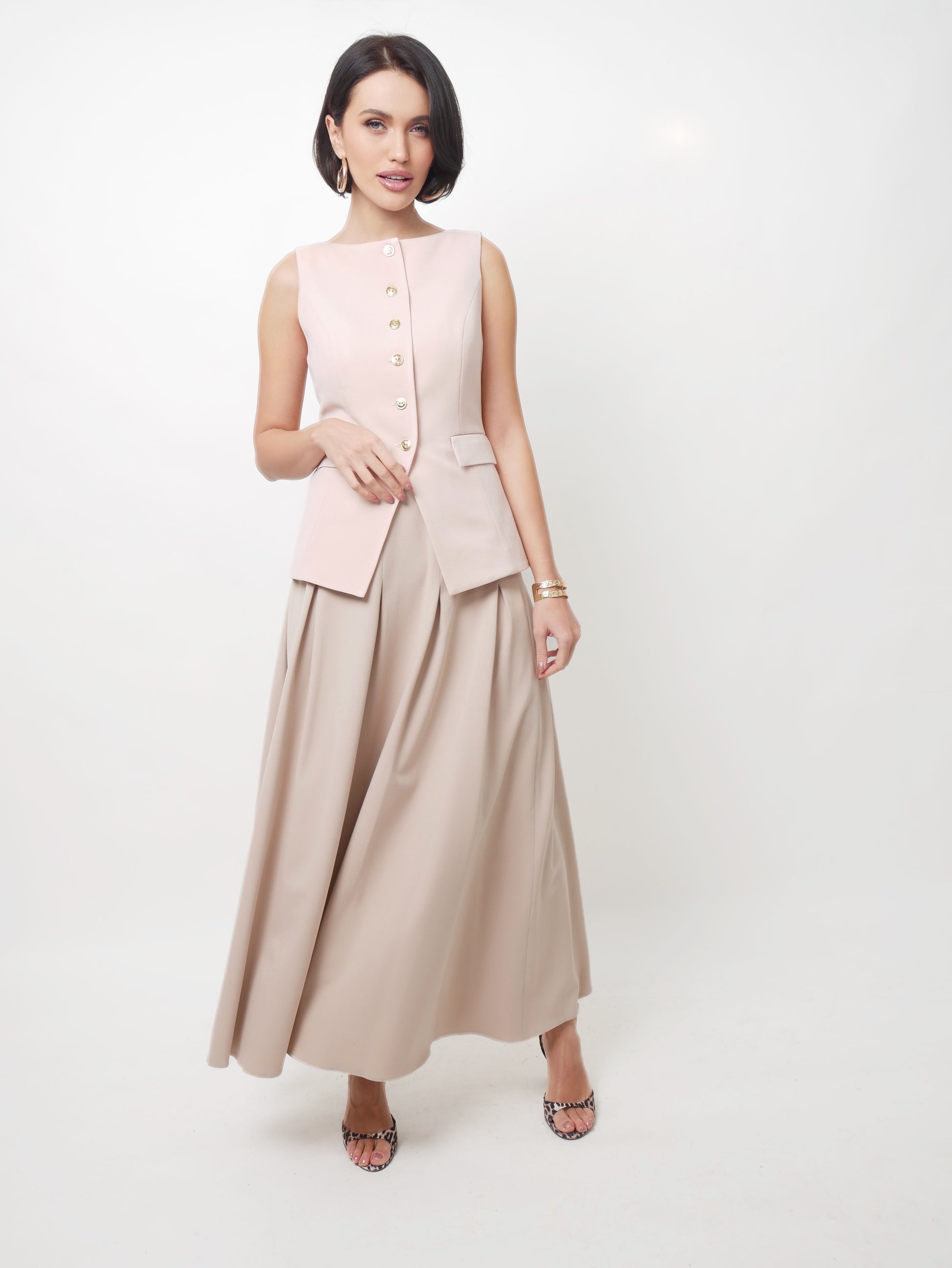 Sukně "Blaire" pale beige