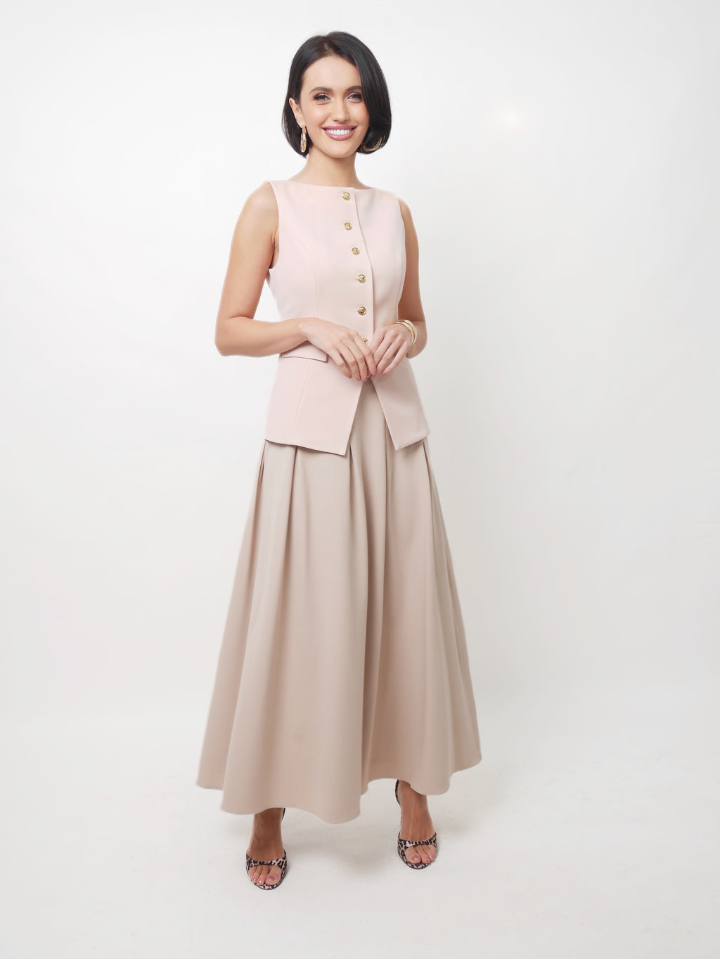 Sukně "Blaire" pale beige