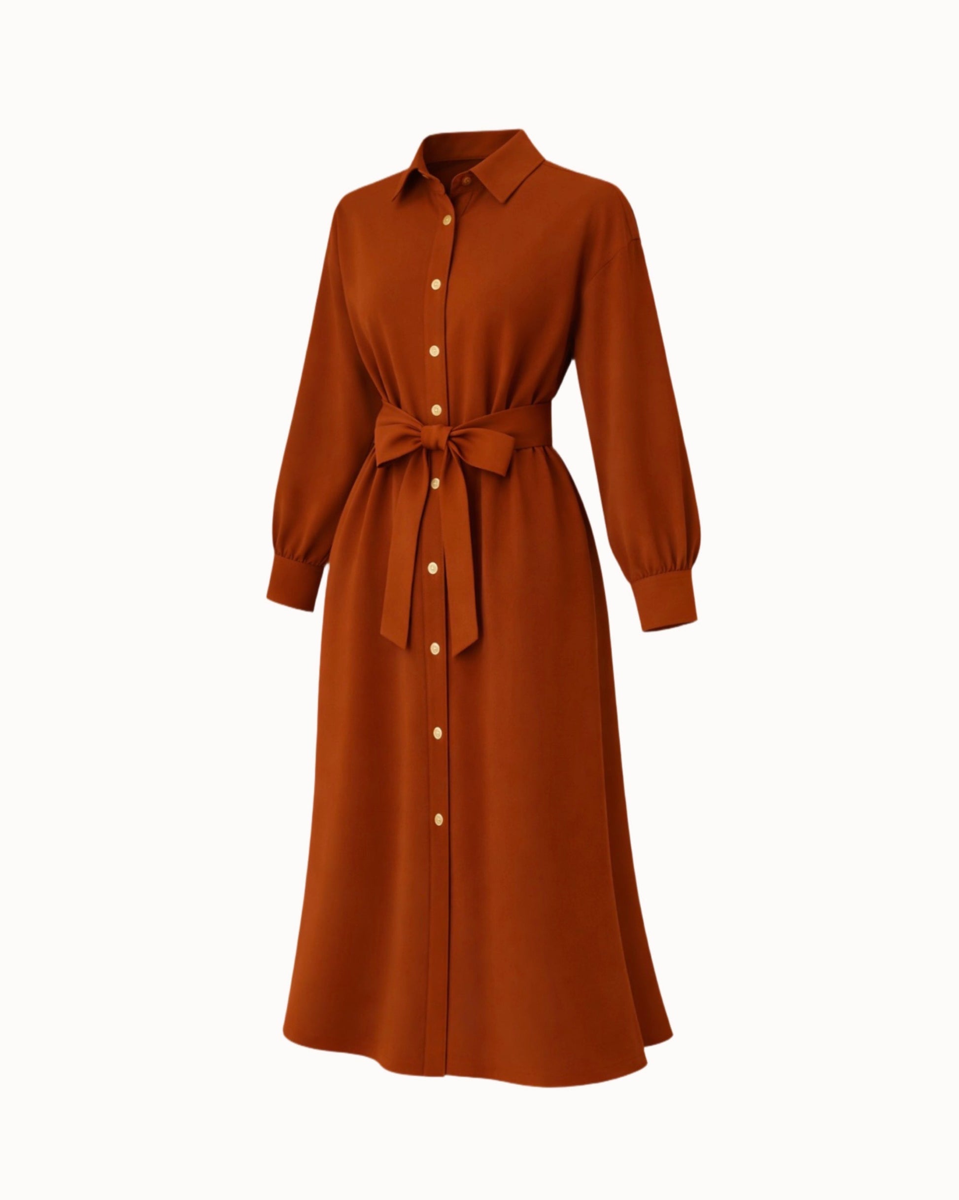 Košilové šaty "Cinnamon"