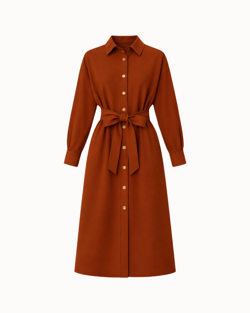 Košilové šaty "Cinnamon"