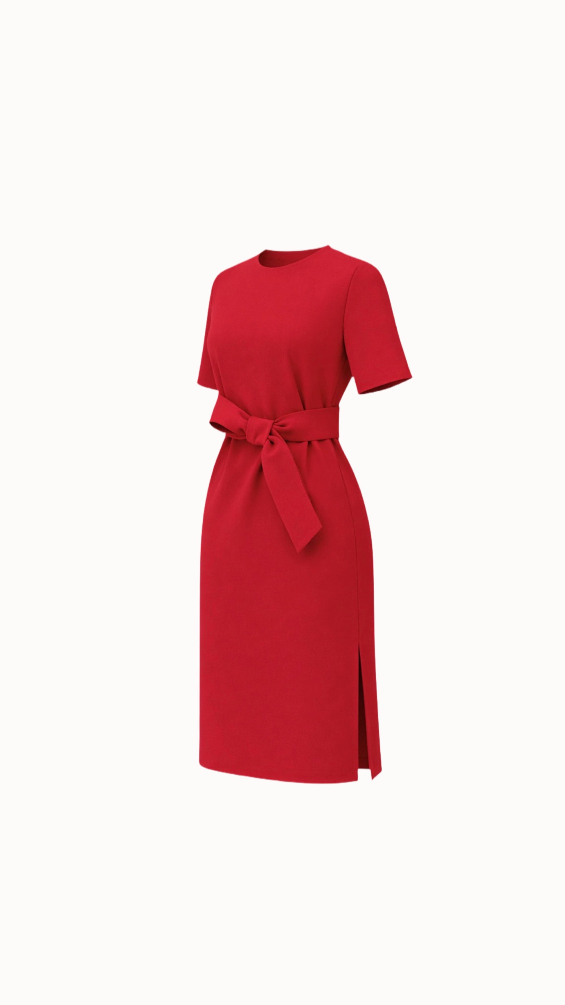 Šaty "Base A" dark red