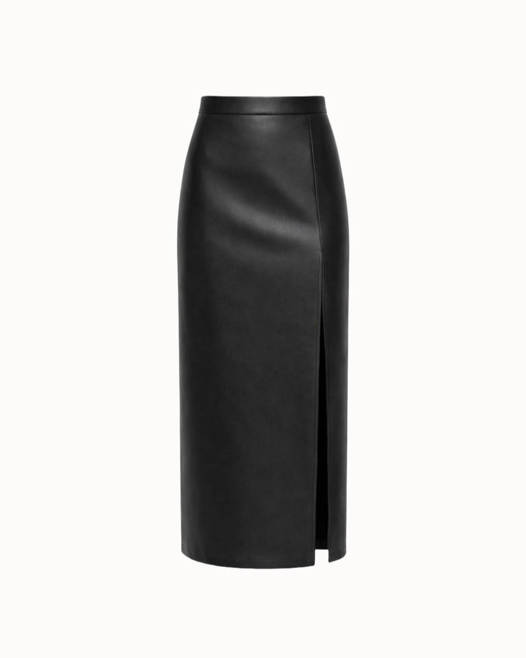 Sukně "Eco leather" black