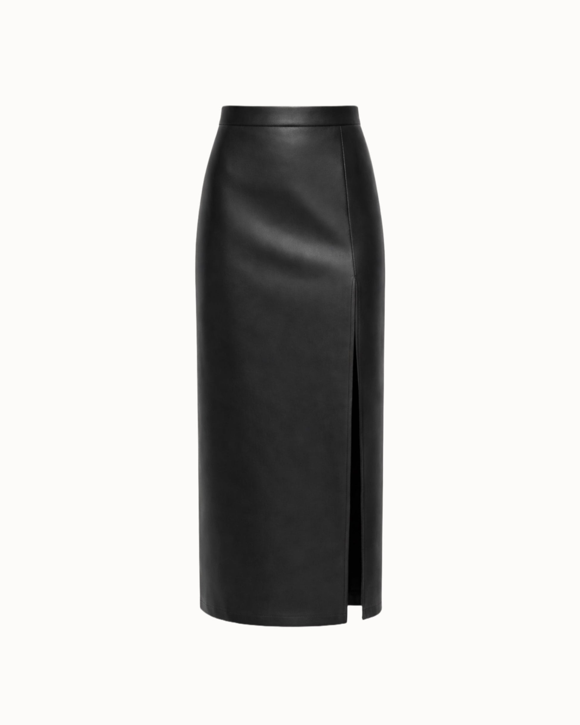 Sukně "Eco leather" black