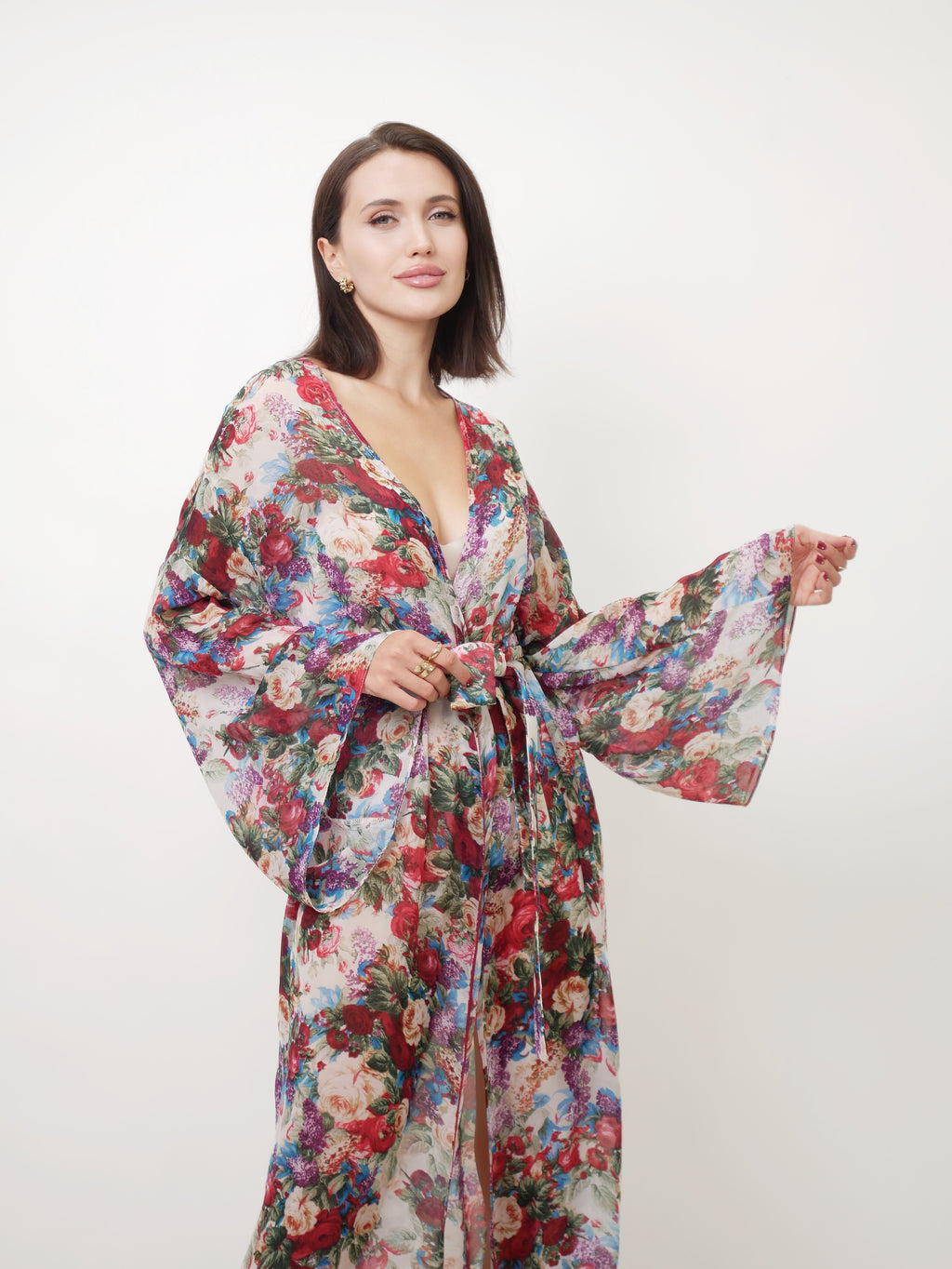 Přehoz "Kimono" roses