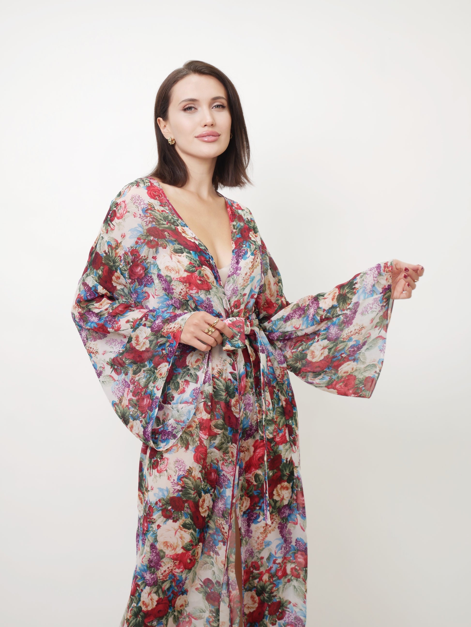 Přehoz "Kimono" roses